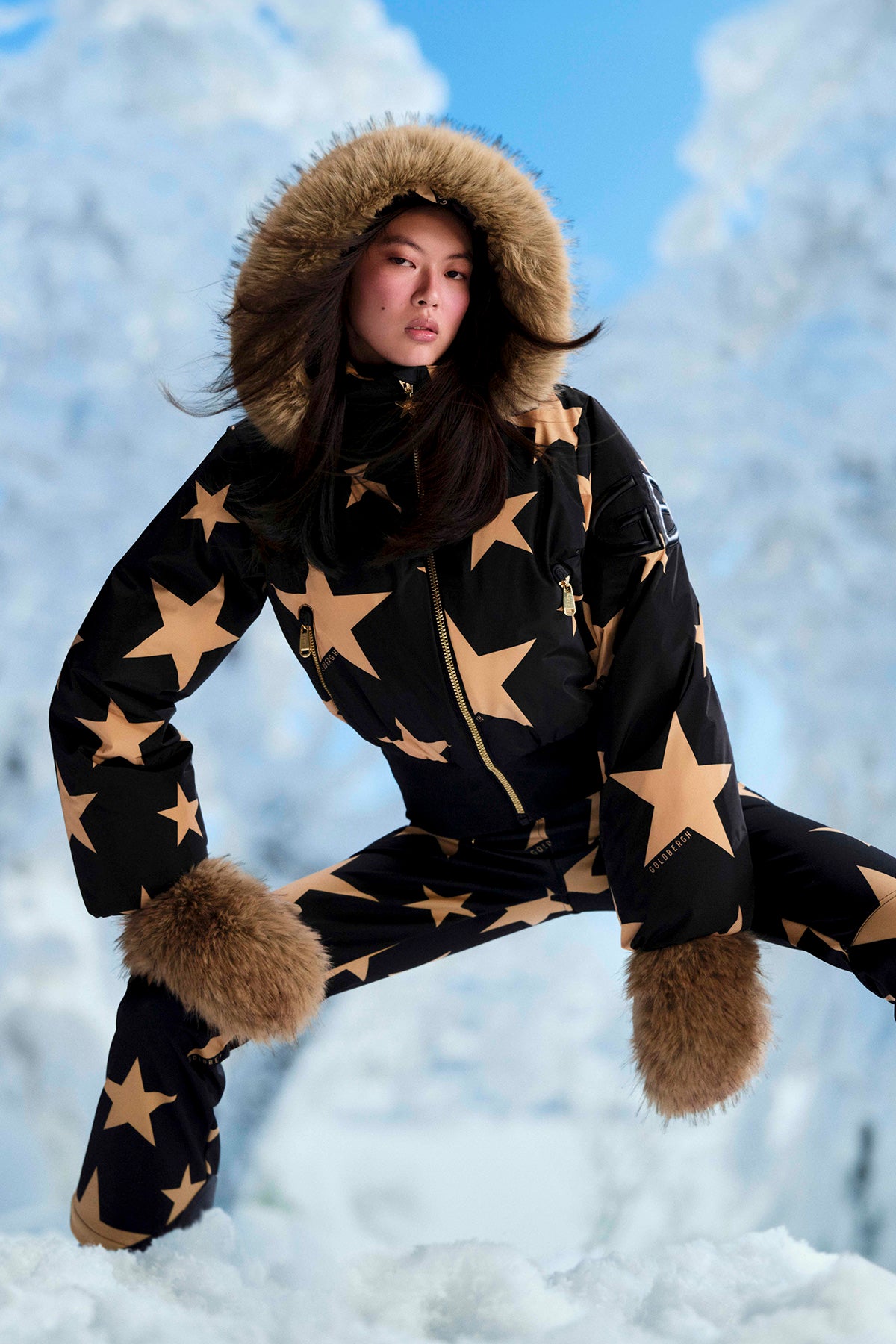 SHINNEN ski jacket FAUX BORDER