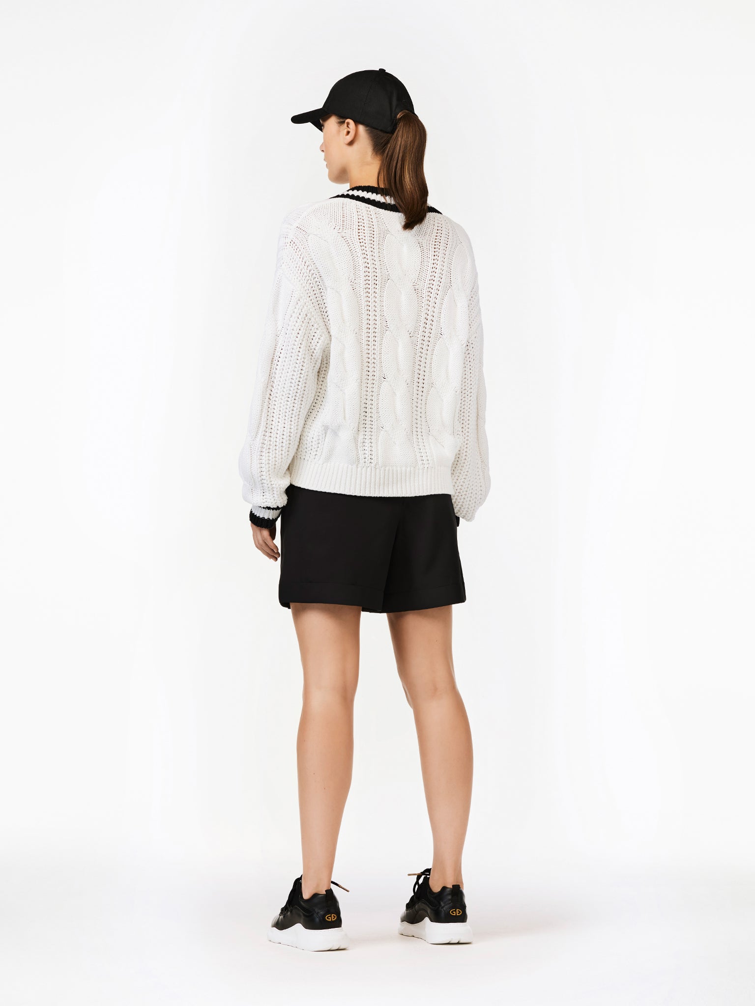 CABLE knit sweater