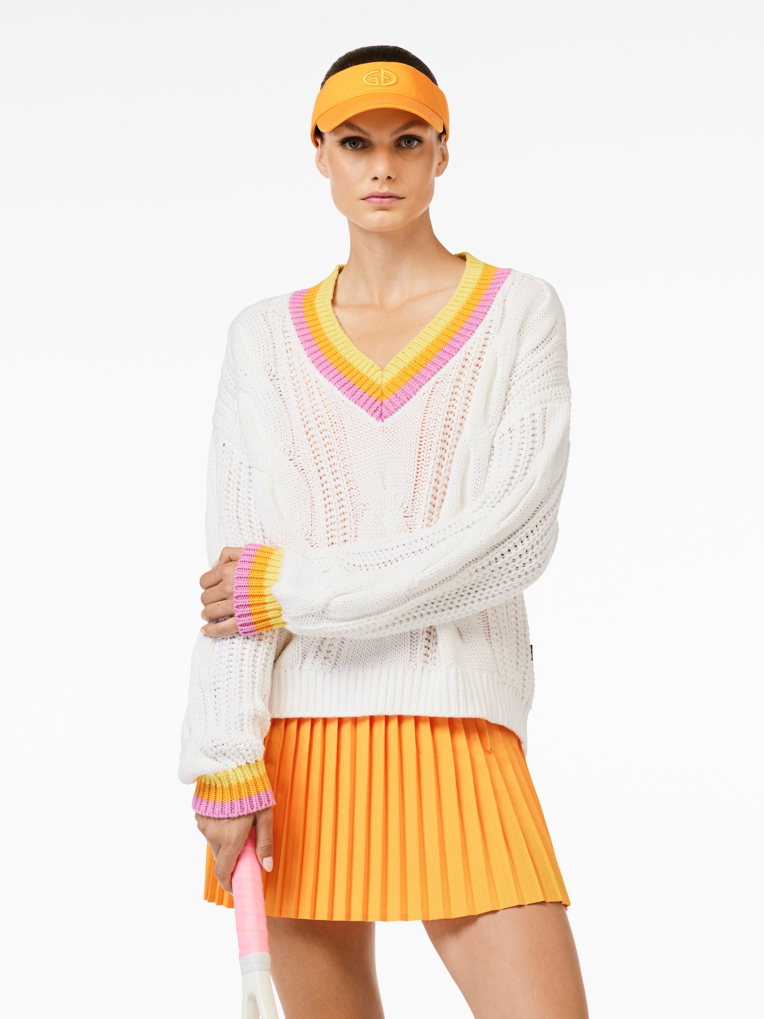 CABLE knit sweater