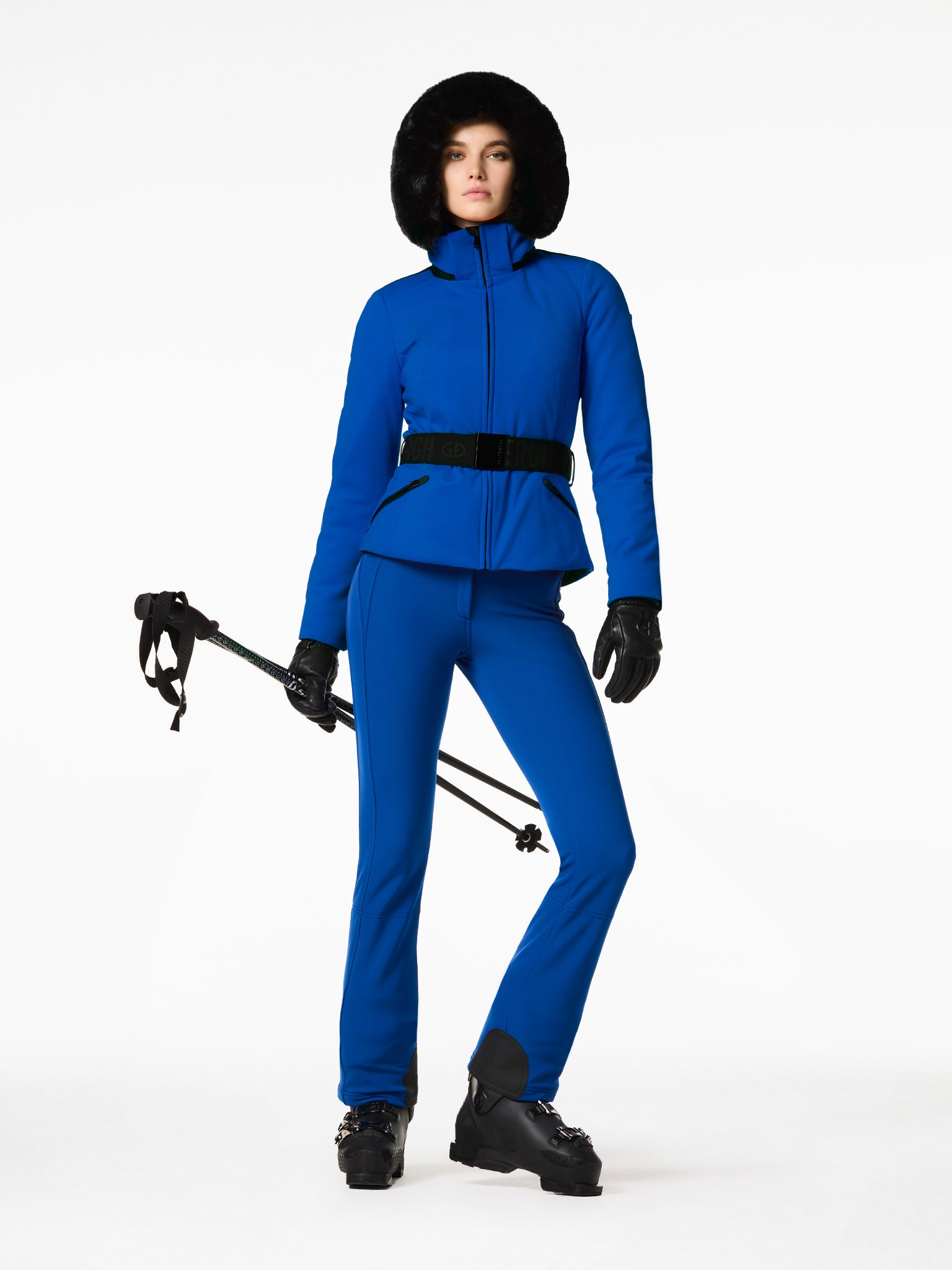 Hida Faux Border Ski Jacket