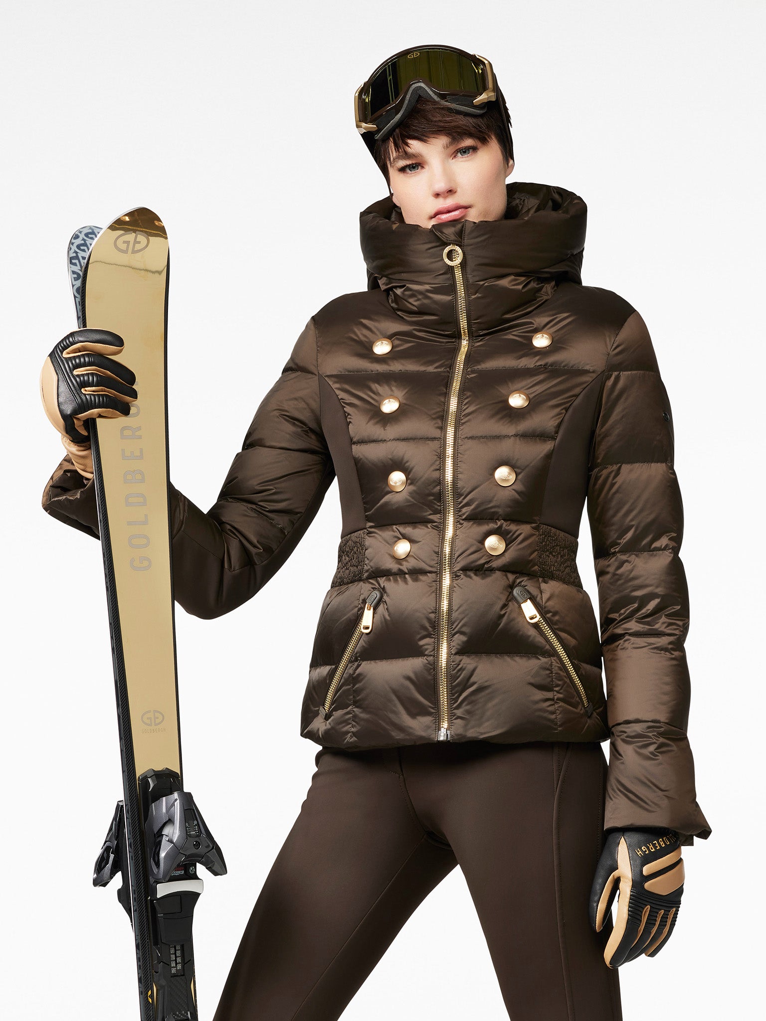 Snow down ski jacket in black - Goldbergh