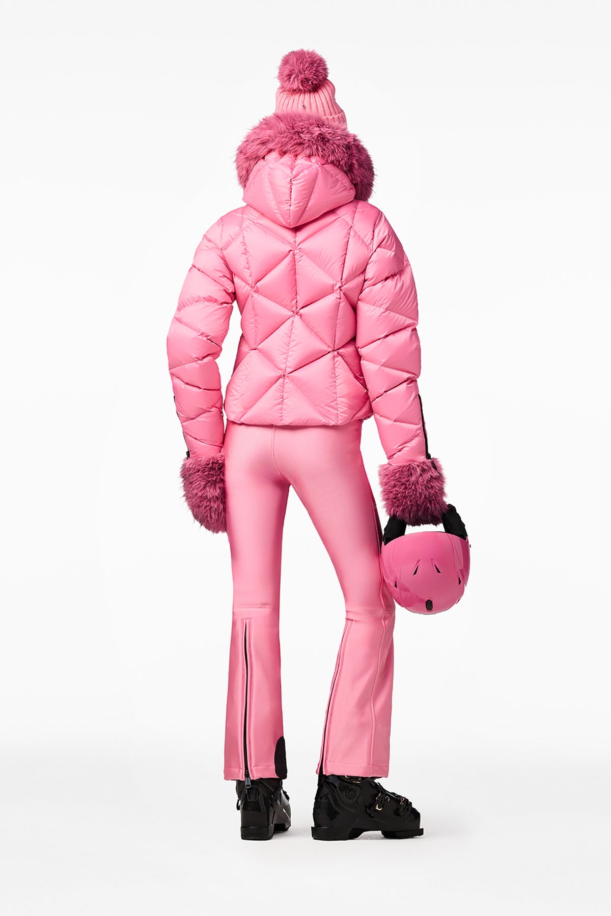 HARUMI ski jacket FAUX BORDER