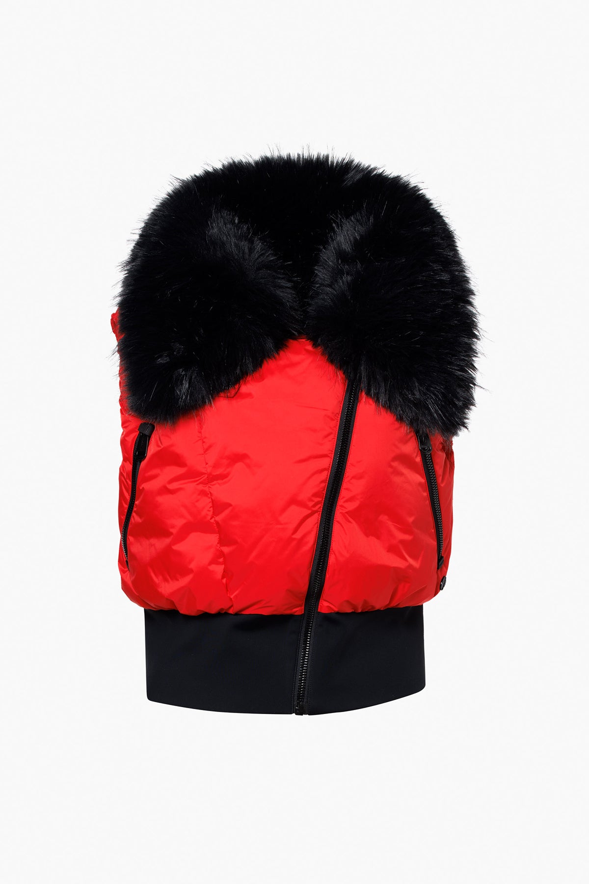 REIYA bodywarmer FAUX BORDER