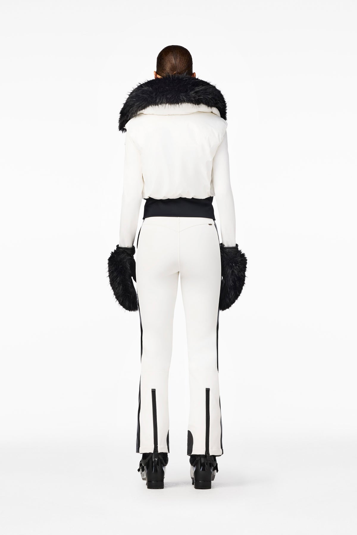 REIYA bodywarmer FAUX BORDER