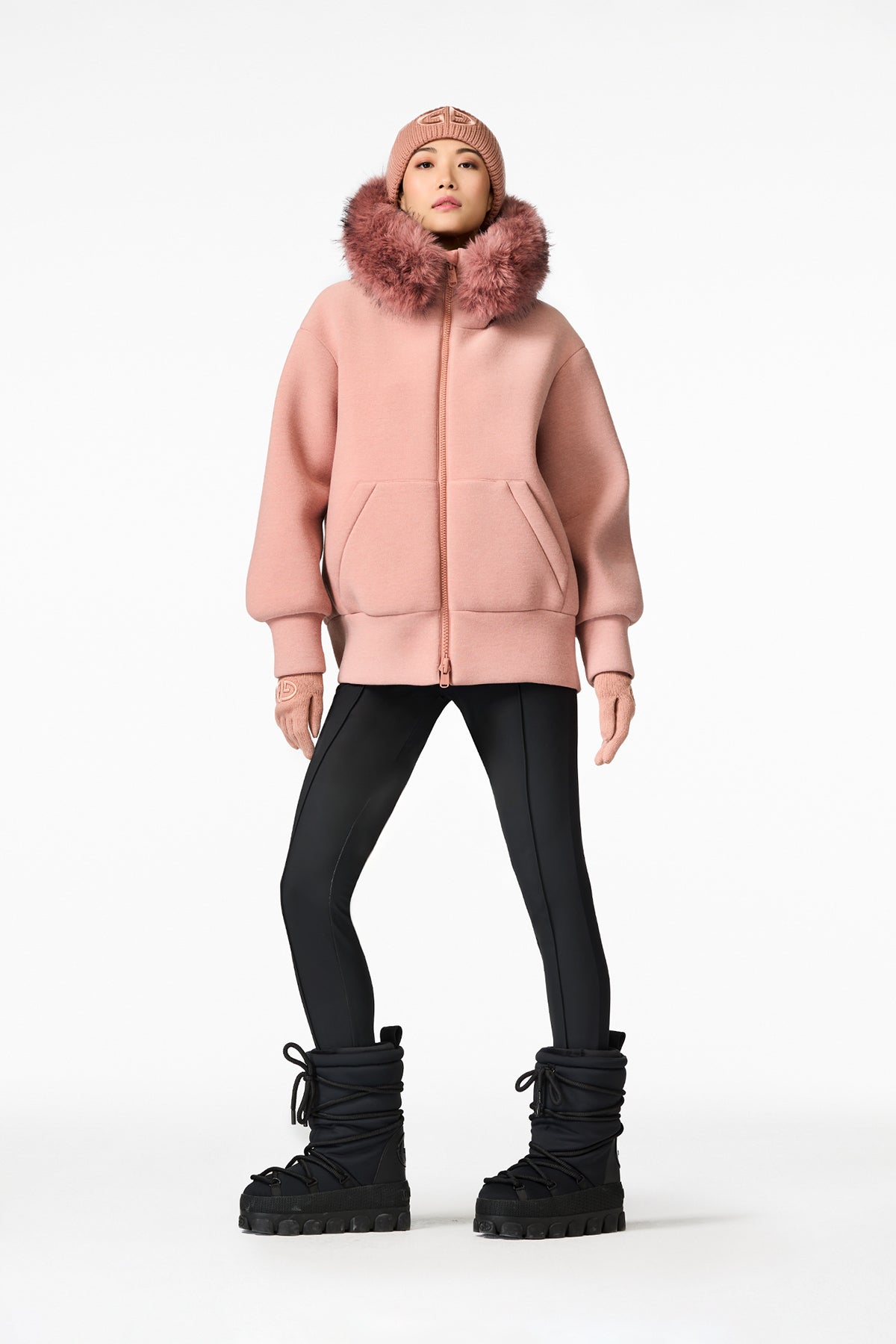 LUCE jacket FAUX BORDER