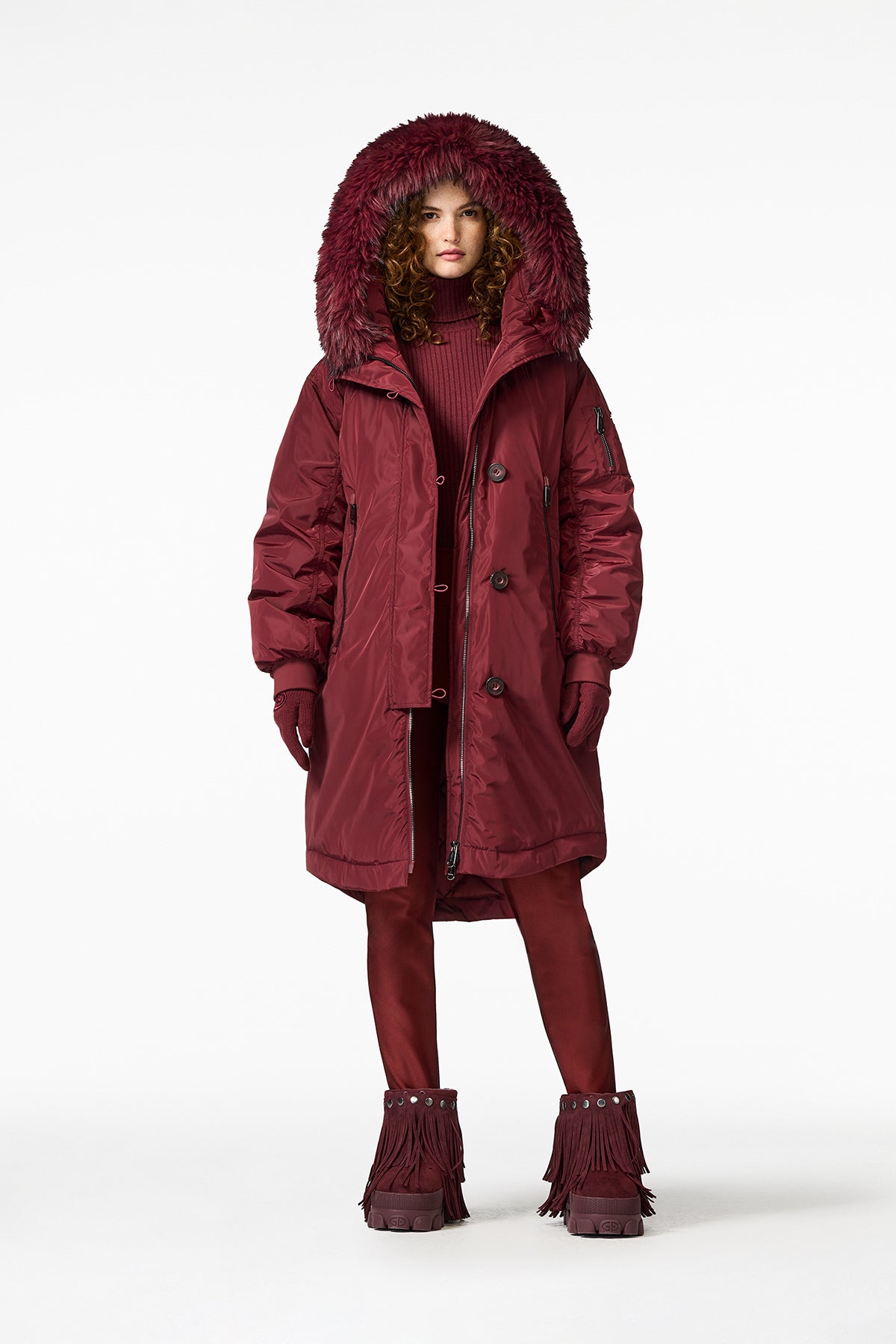 JULIA jacket FAUX BORDER