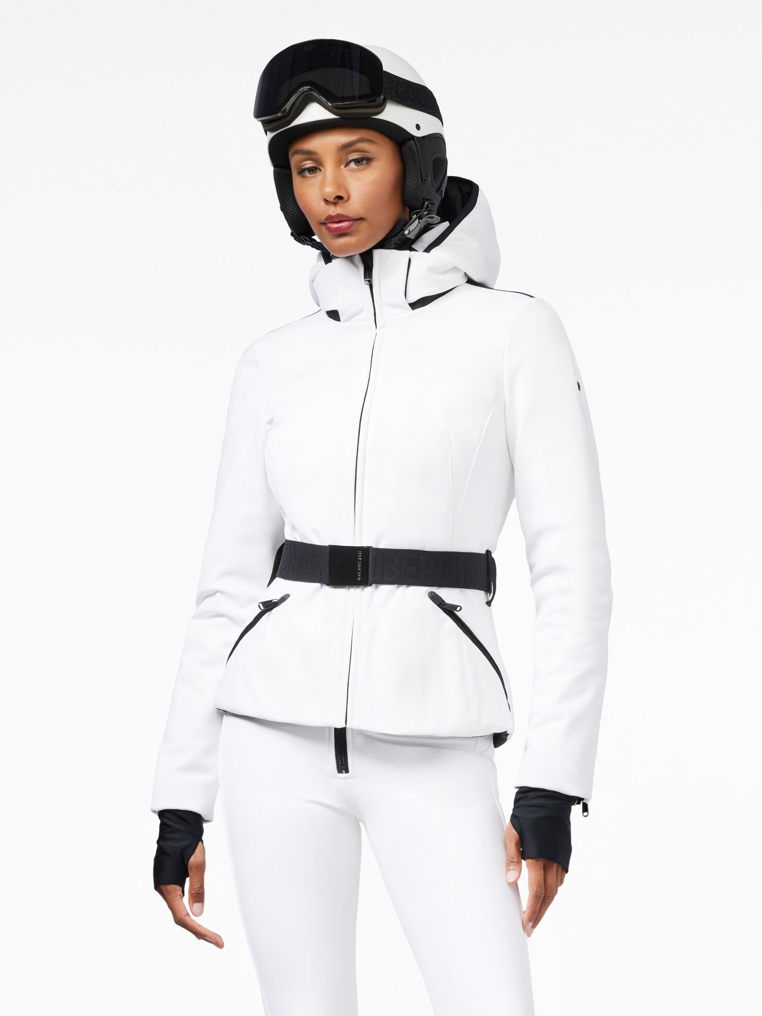 Hida down ski jacket in white - Goldbergh