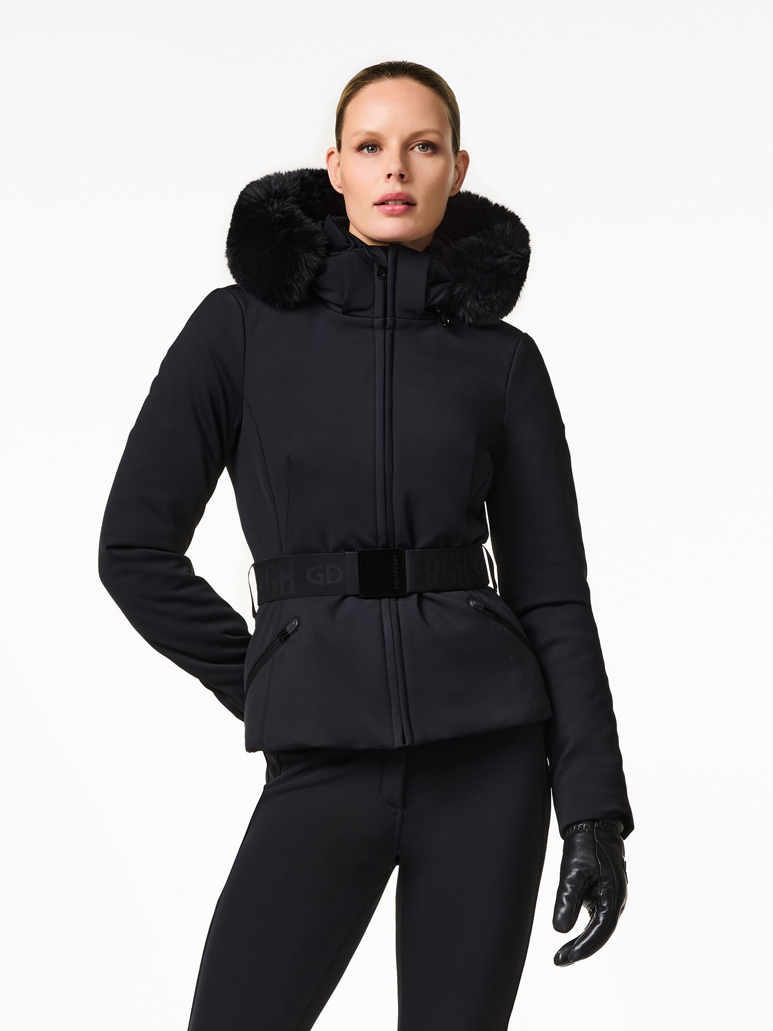 Hida Faux Border Ski Jacket