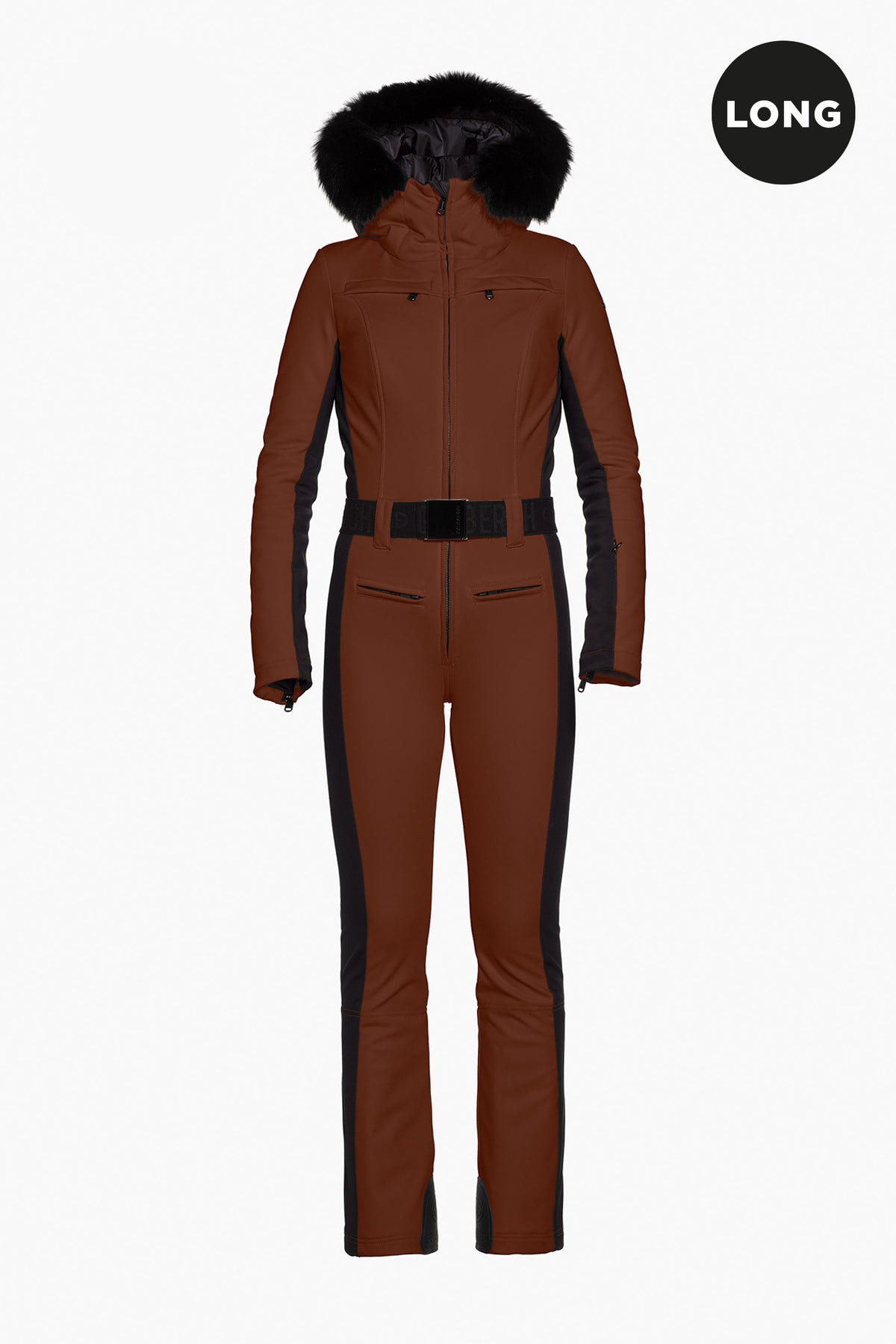 PARRY LONG ski suit FAUX BORDER