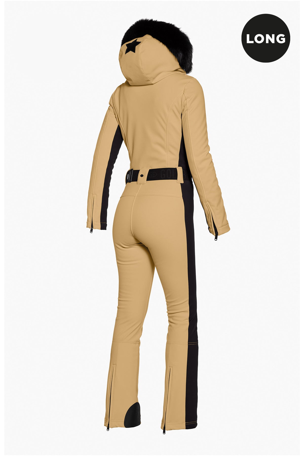 PARRY LONG ski suit FAUX BORDER