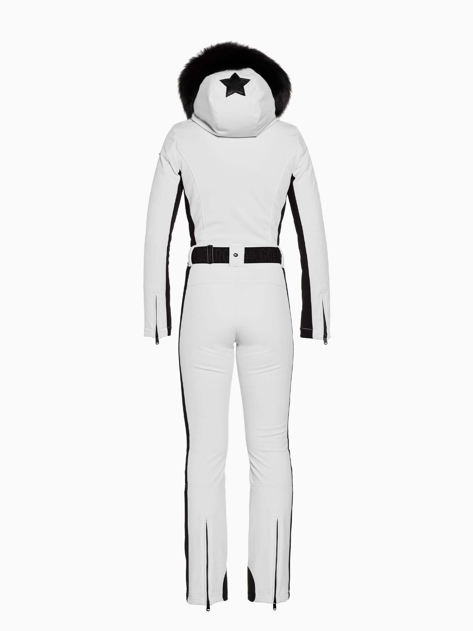 PARRY FAUX BORDER ski suit
