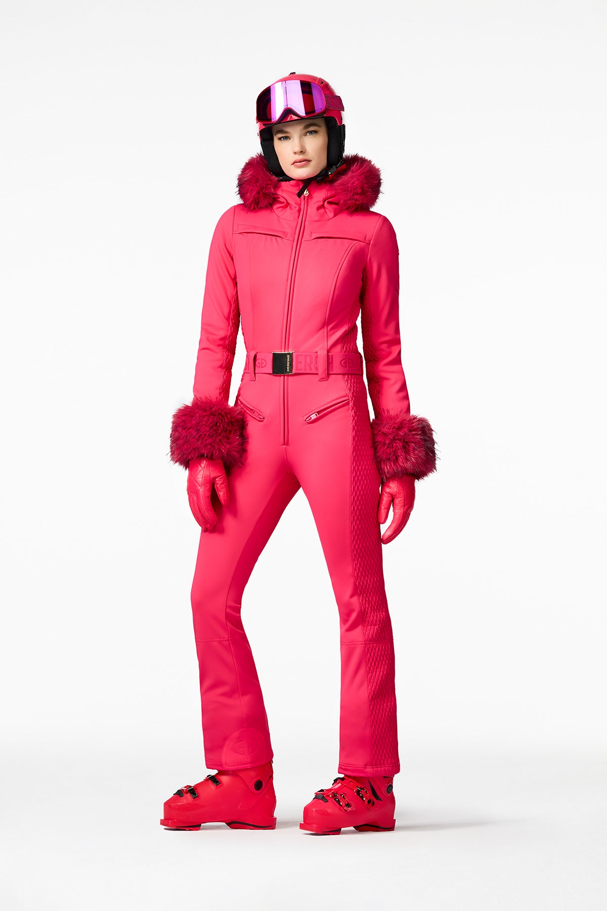 ANGELE ski suit FAUX BORDER