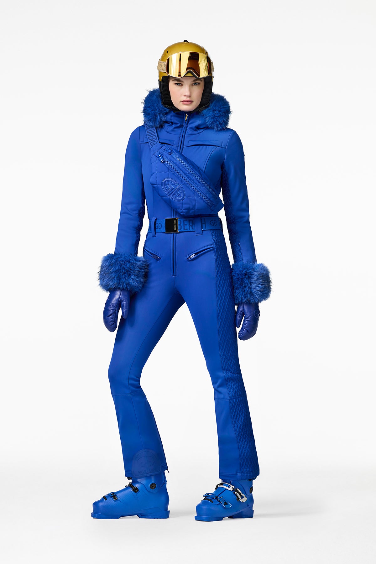 ANGELE ski suit FAUX BORDER