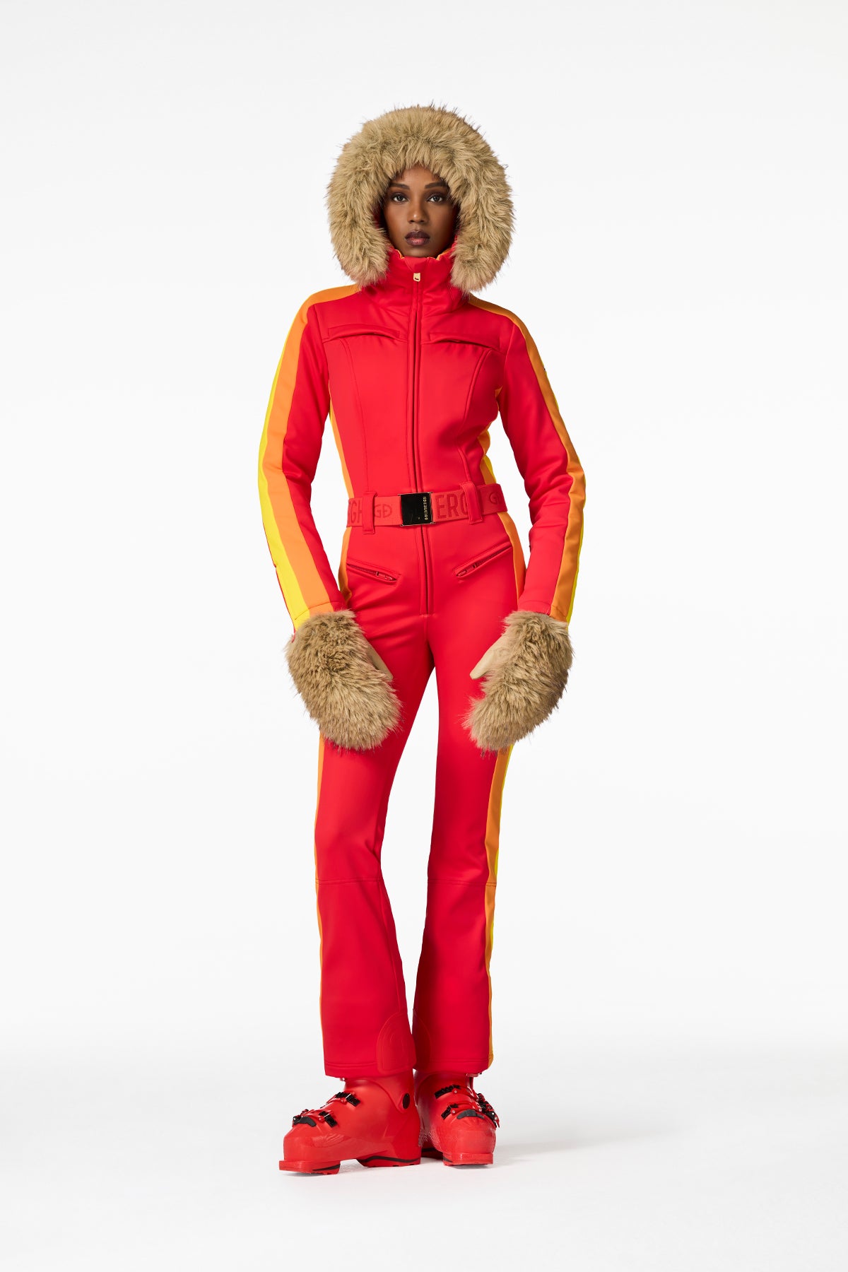SUVI ski suit FAUX BORDER