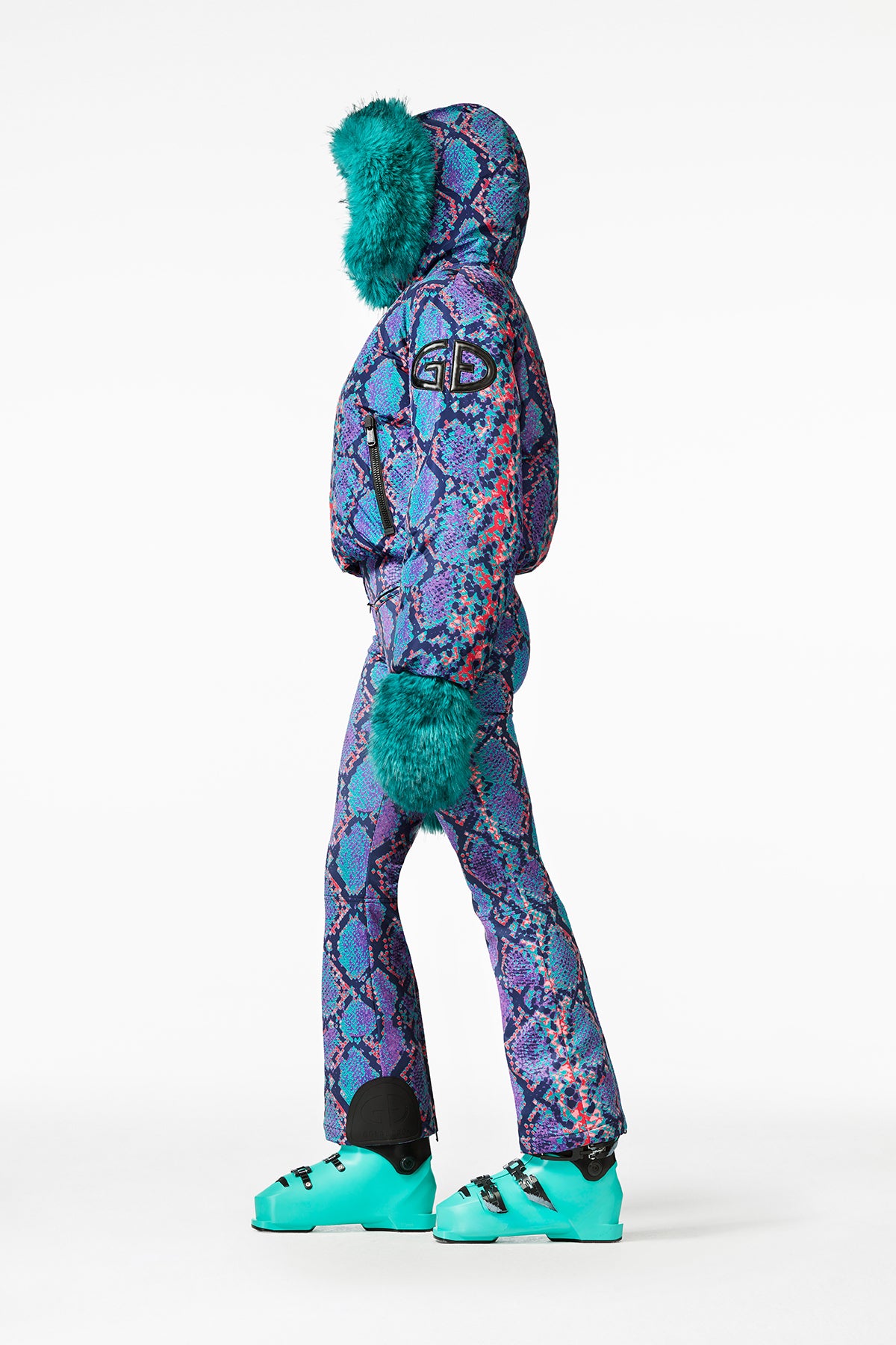 LUCINDA ski jacket FAUX BORDER