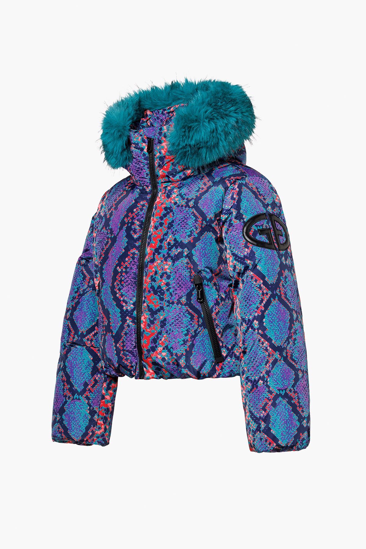 LUCINDA ski jacket FAUX BORDER