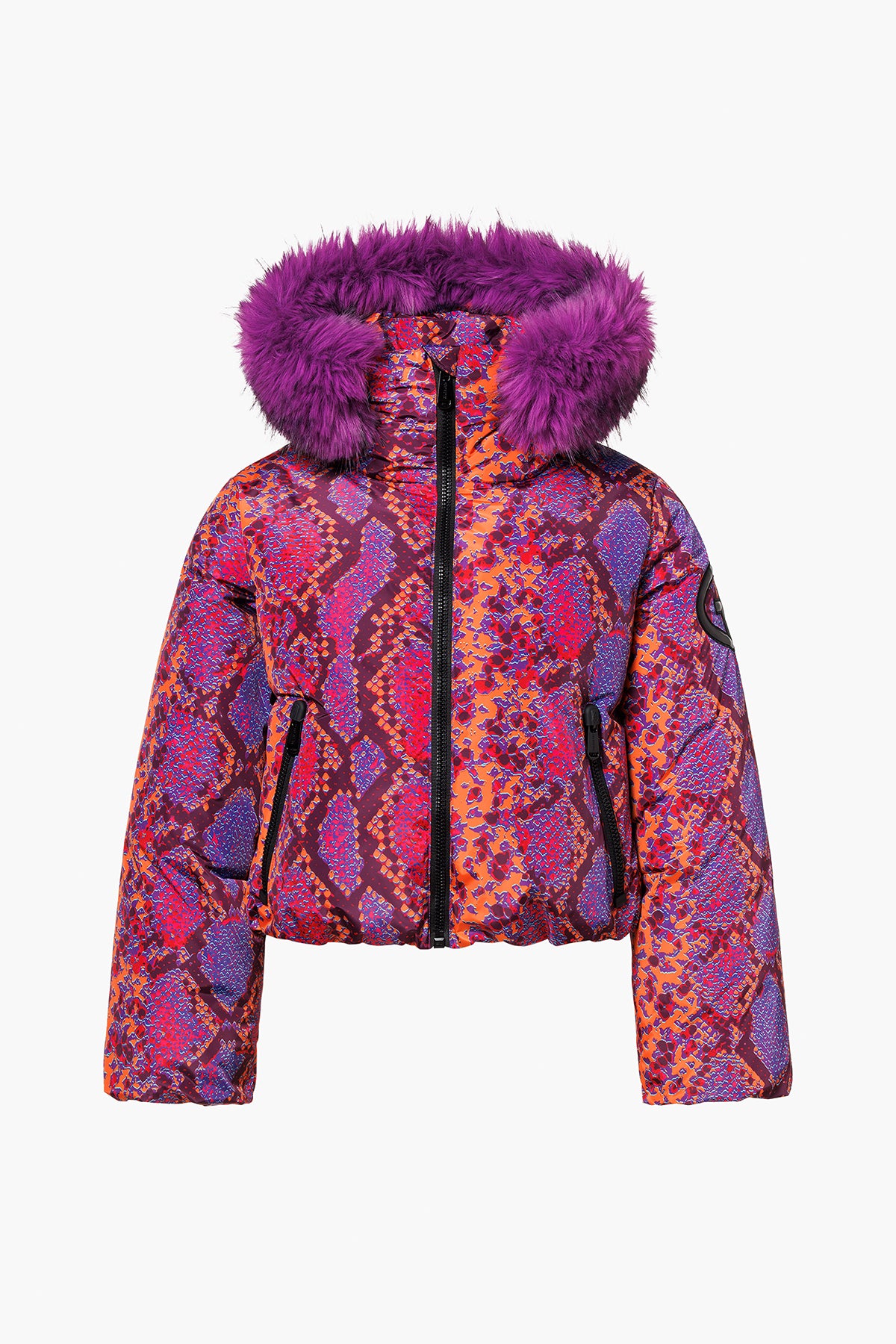 LUCINDA ski jacket FAUX BORDER