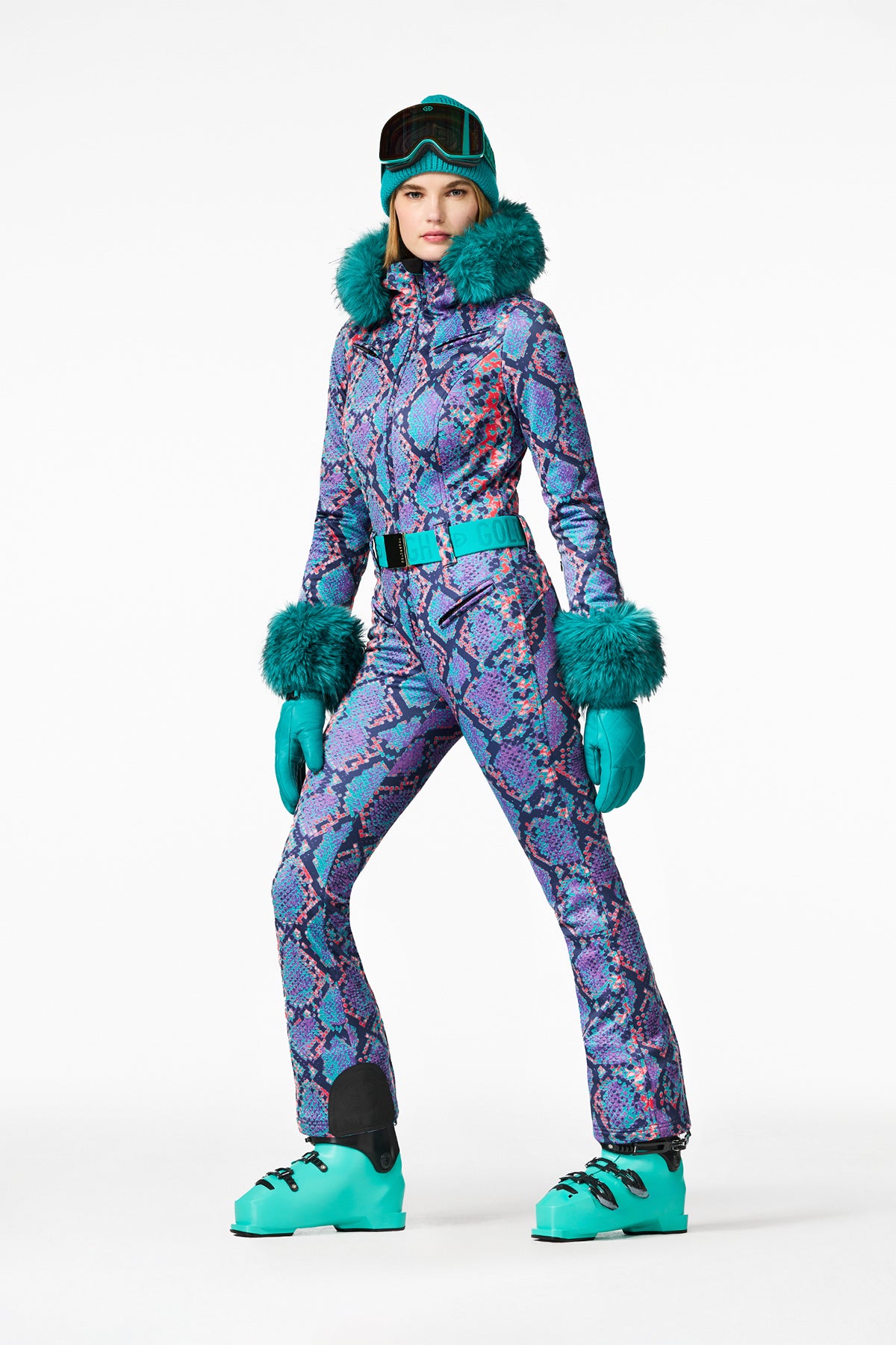 ZAFIRA ski suit FAUX BORDER