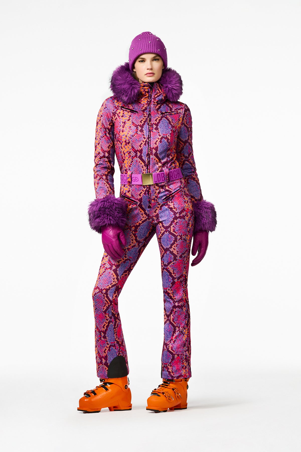 ZAFIRA ski suit FAUX BORDER