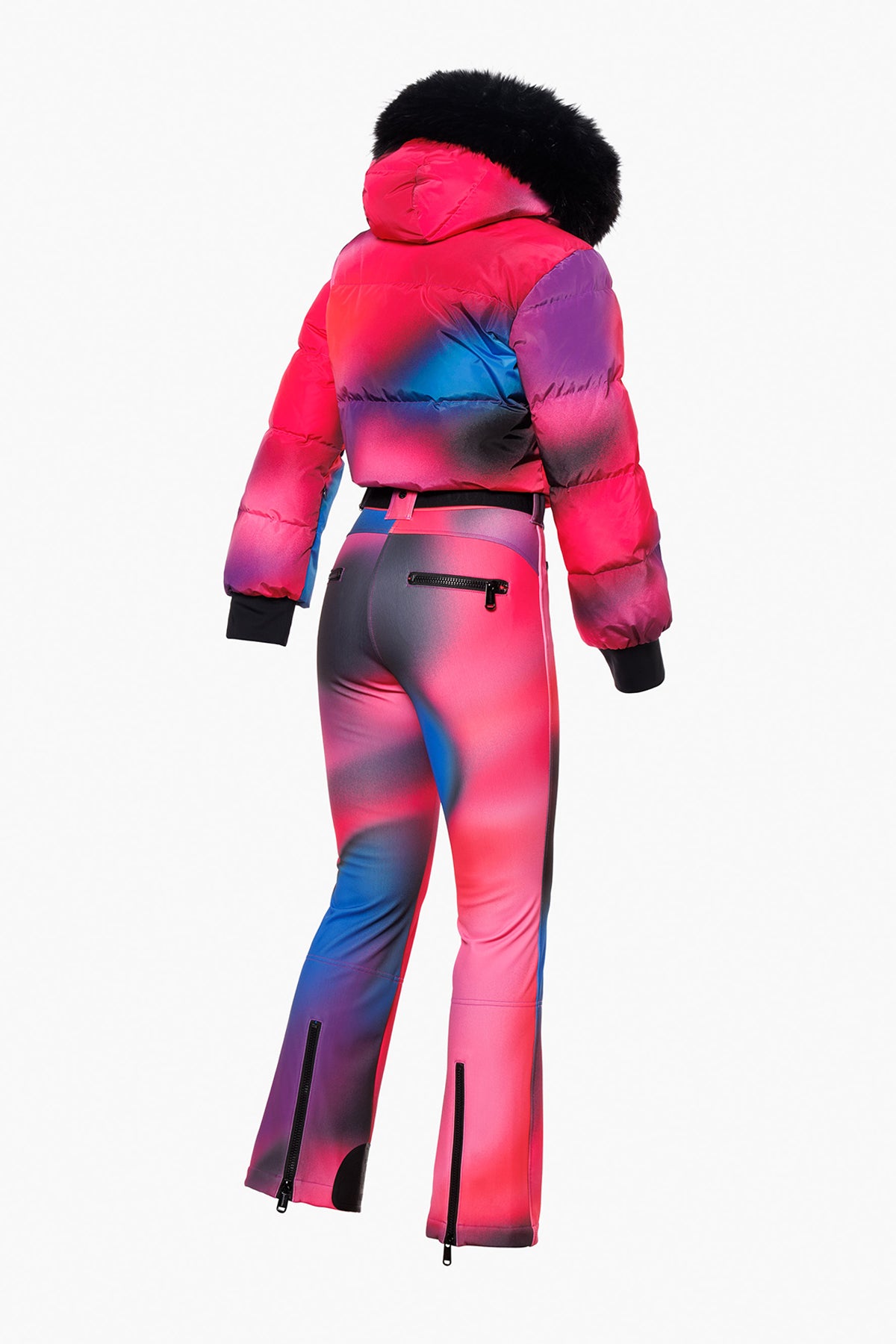 YUYAKE ski suit FAUX BORDER