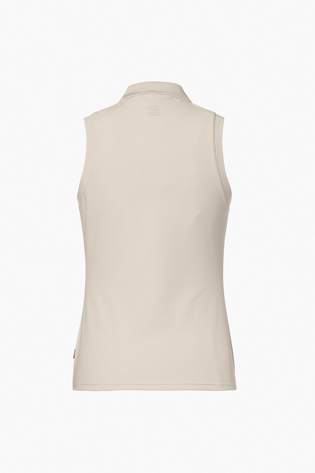 CAROLINE sleeveless polo top