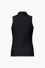 CAROLINE sleeveless polo top