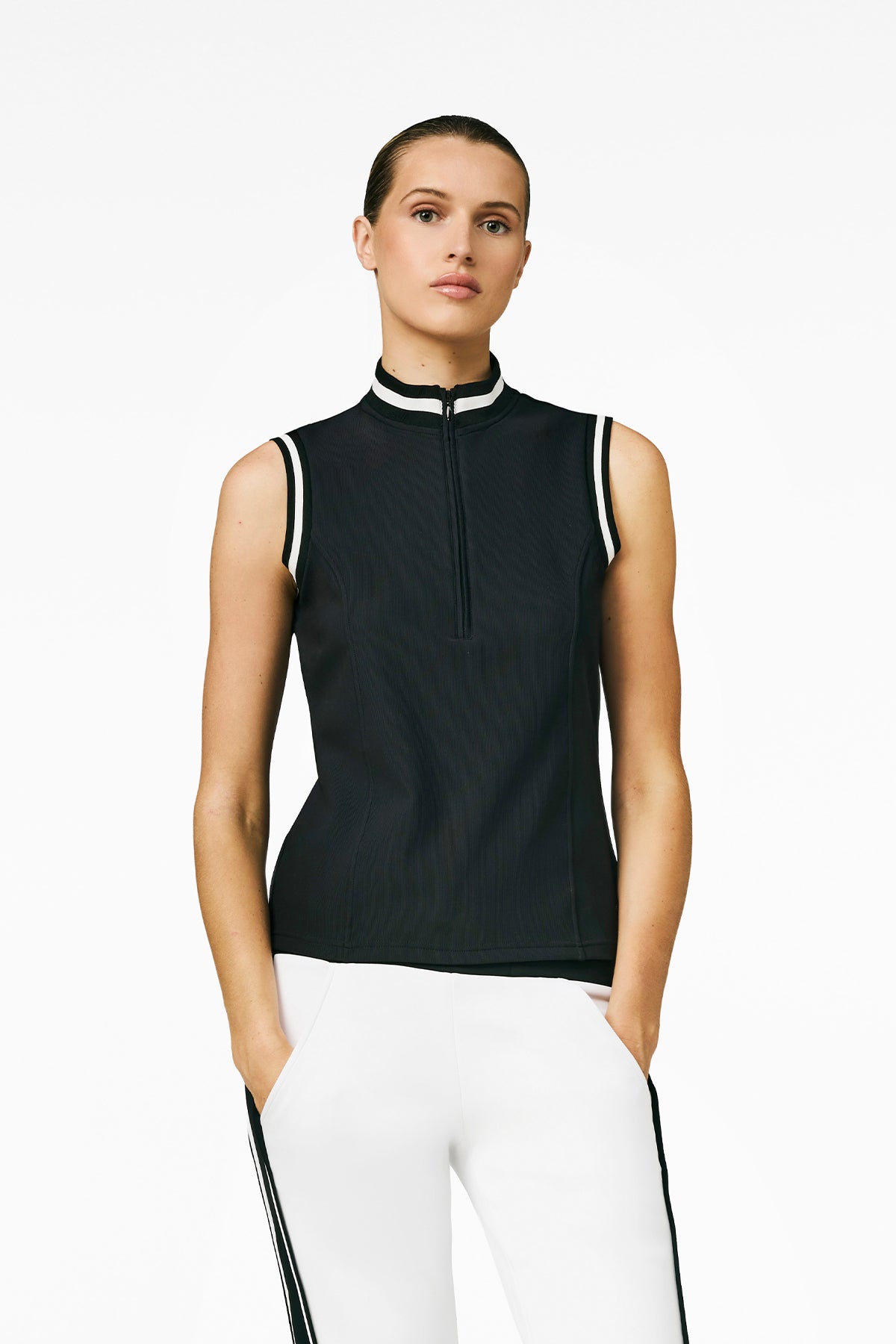 CAMELLIA sleeveless top