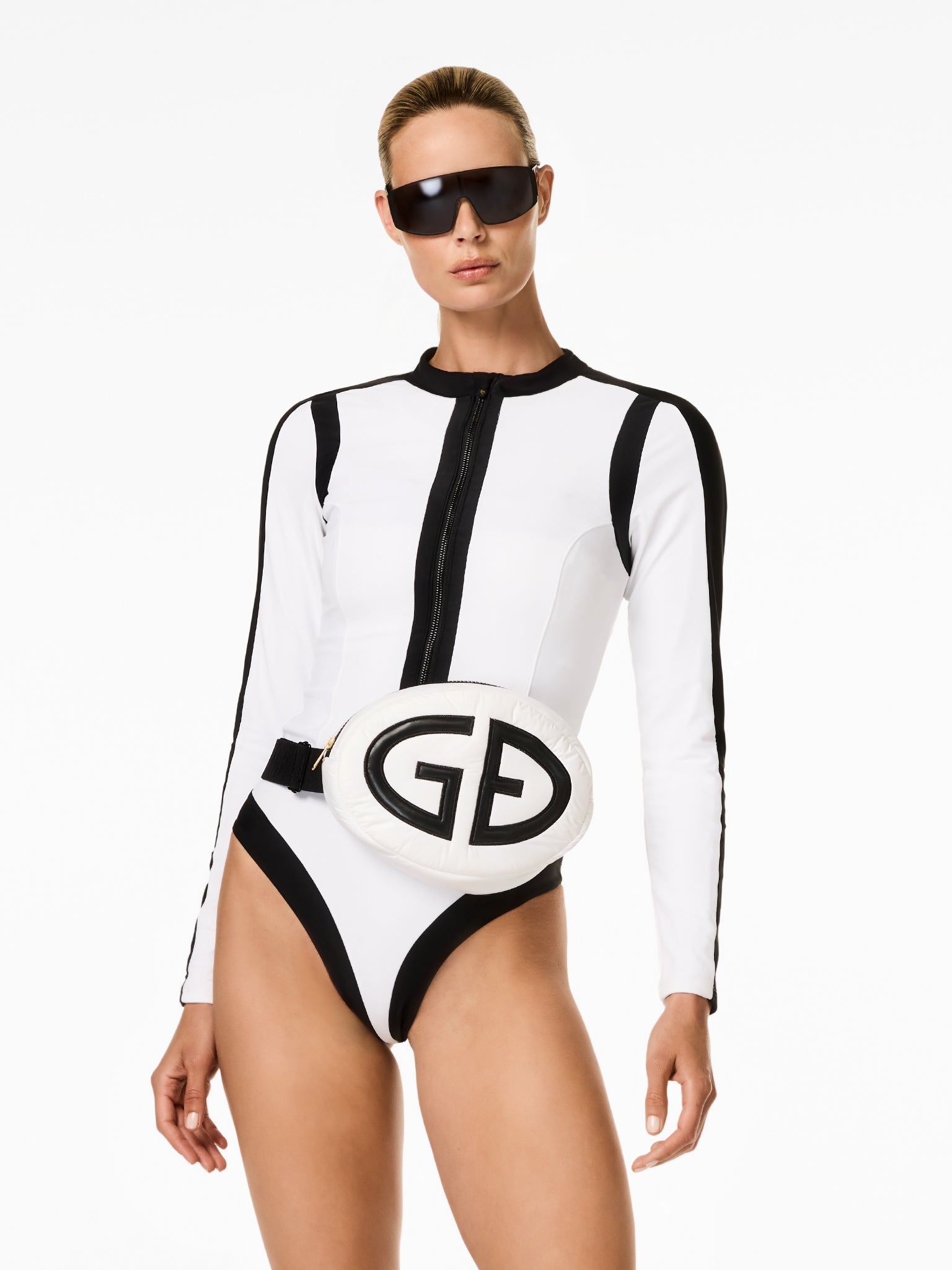 SPLASH long sleeve zip rashguard