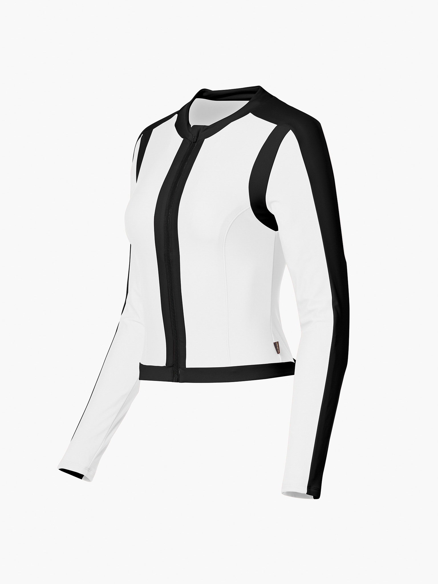 SPLASH long sleeve zip rashguard