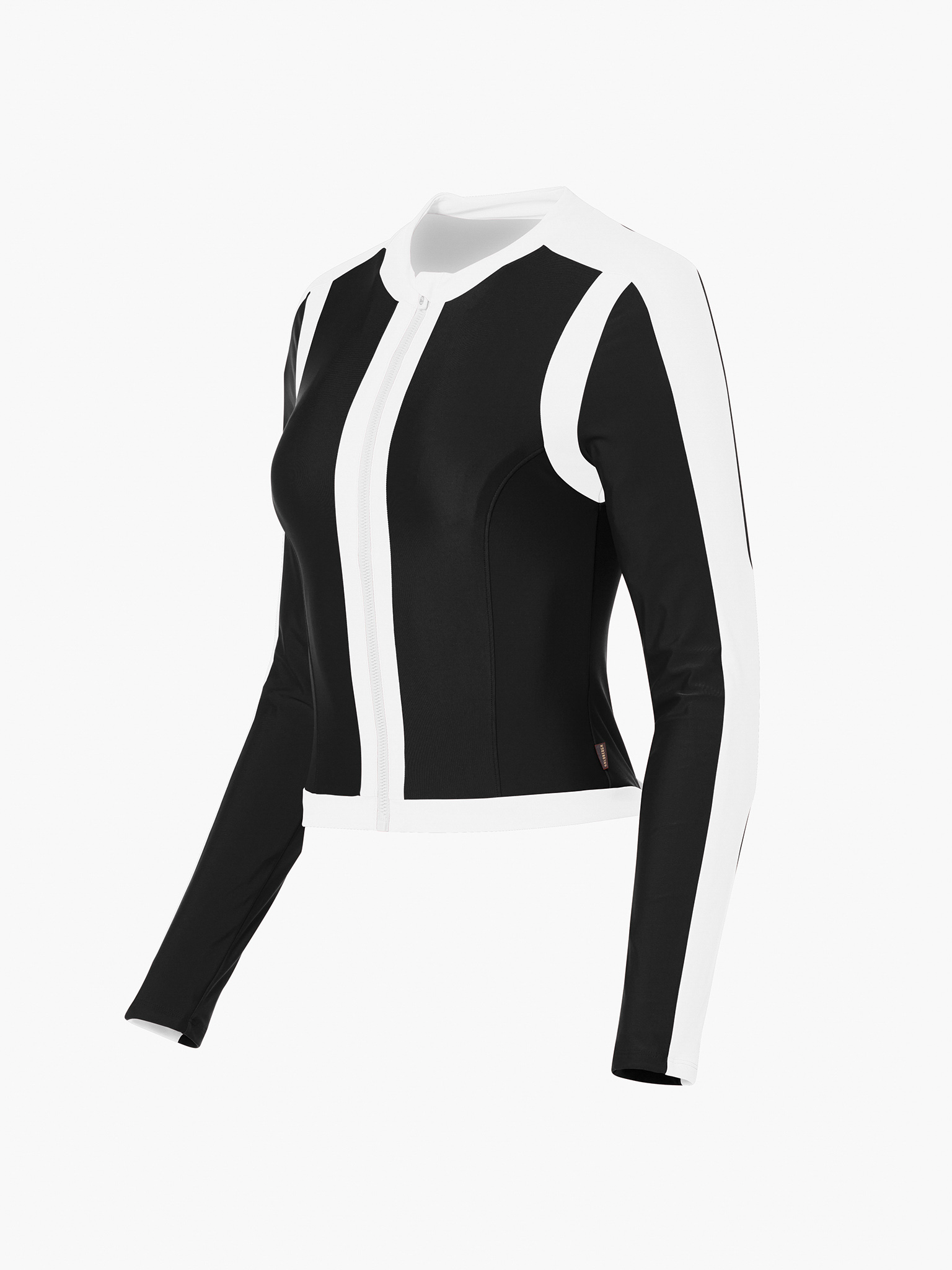 SPLASH long sleeve zip rashguard