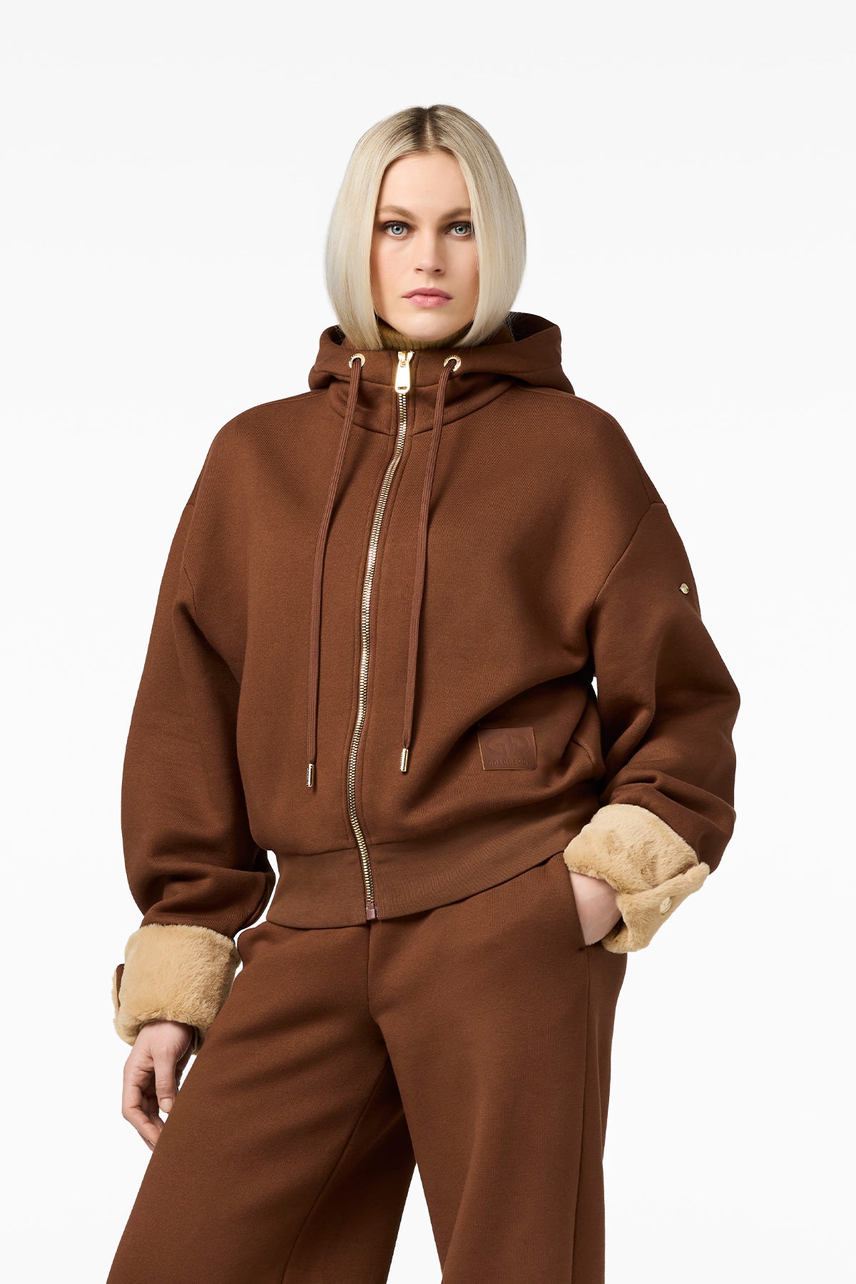 SEIKA hooded full zip cardigan