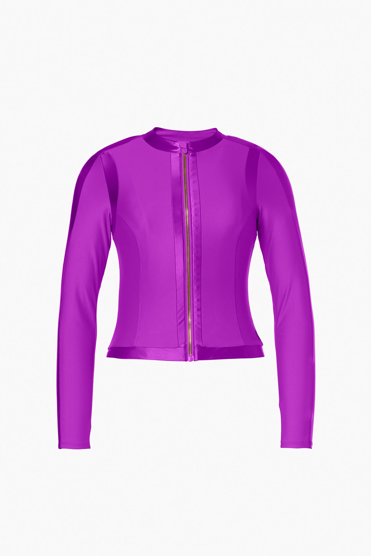 SPLASH long sleeve zip rashguard