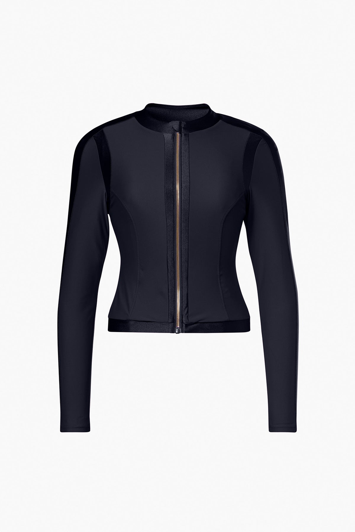 SPLASH long sleeve zip rashguard