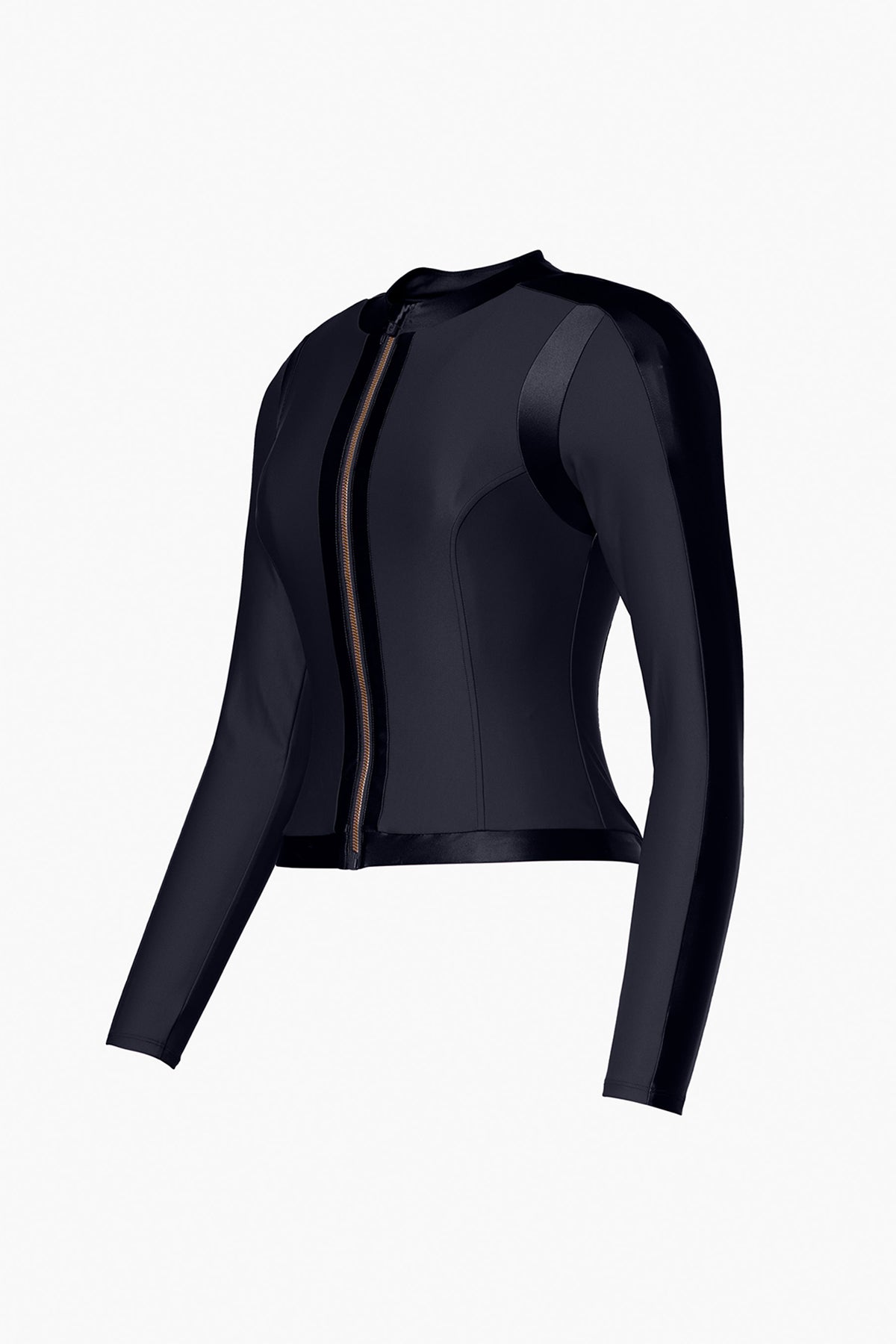 SPLASH long sleeve zip rashguard