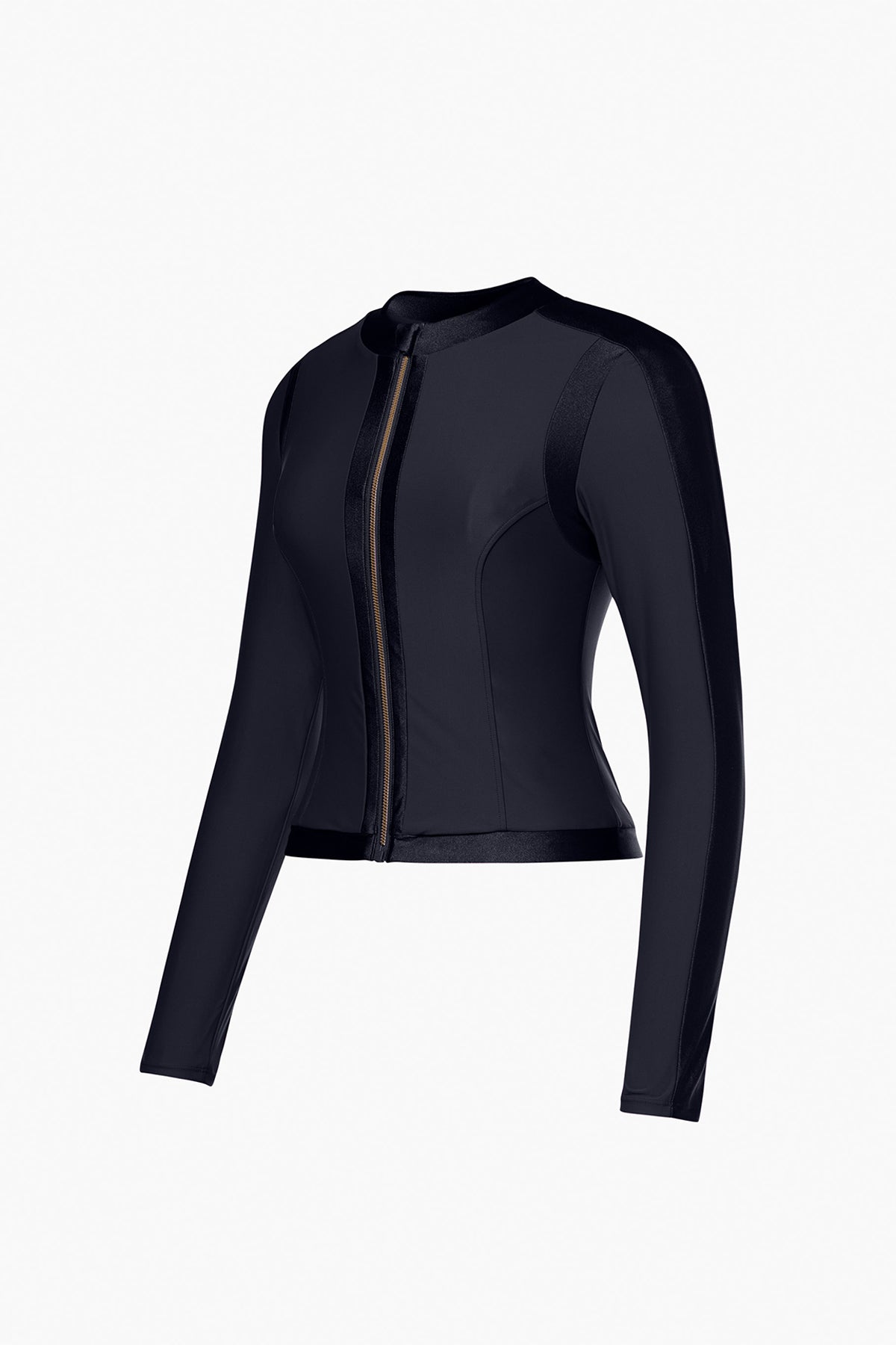 SPLASH long sleeve zip rashguard