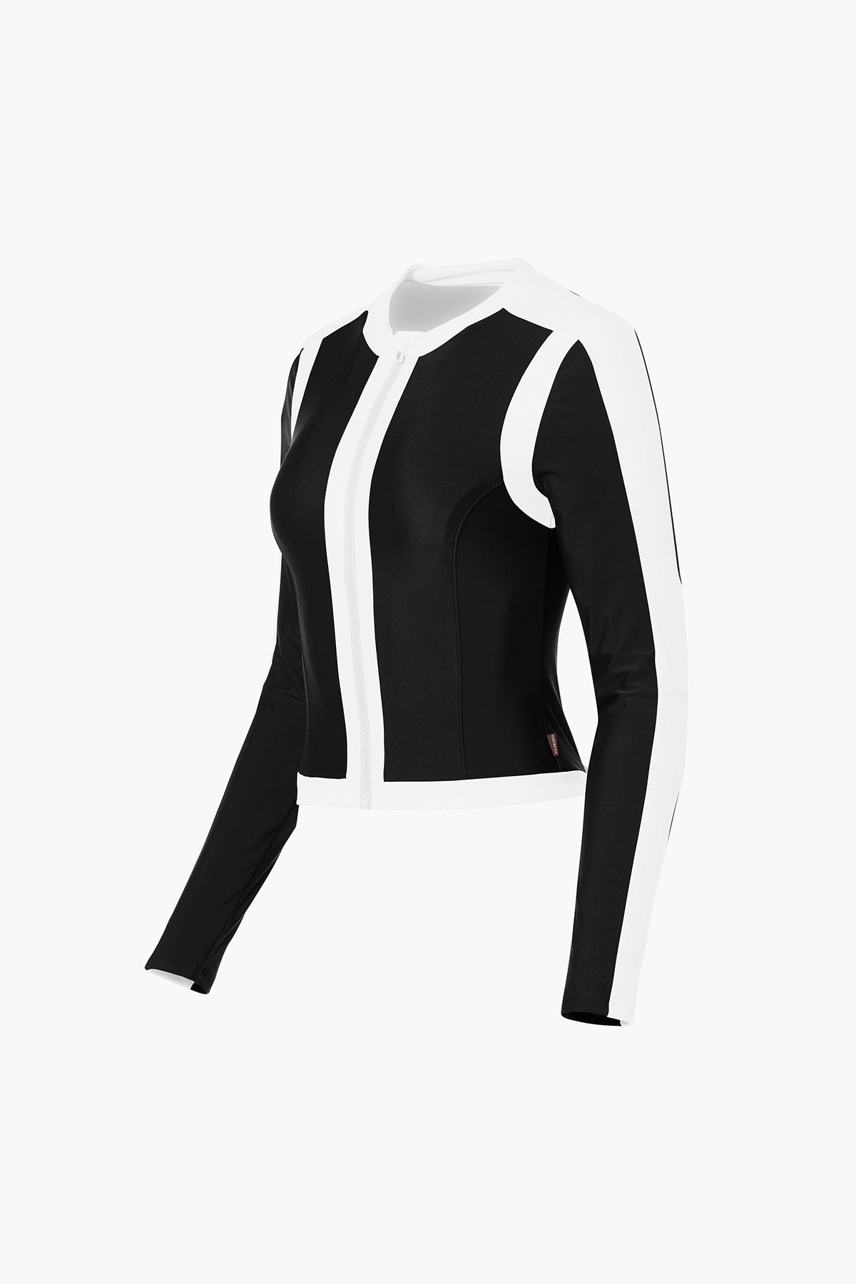 SPLASH long sleeve zip rashguard