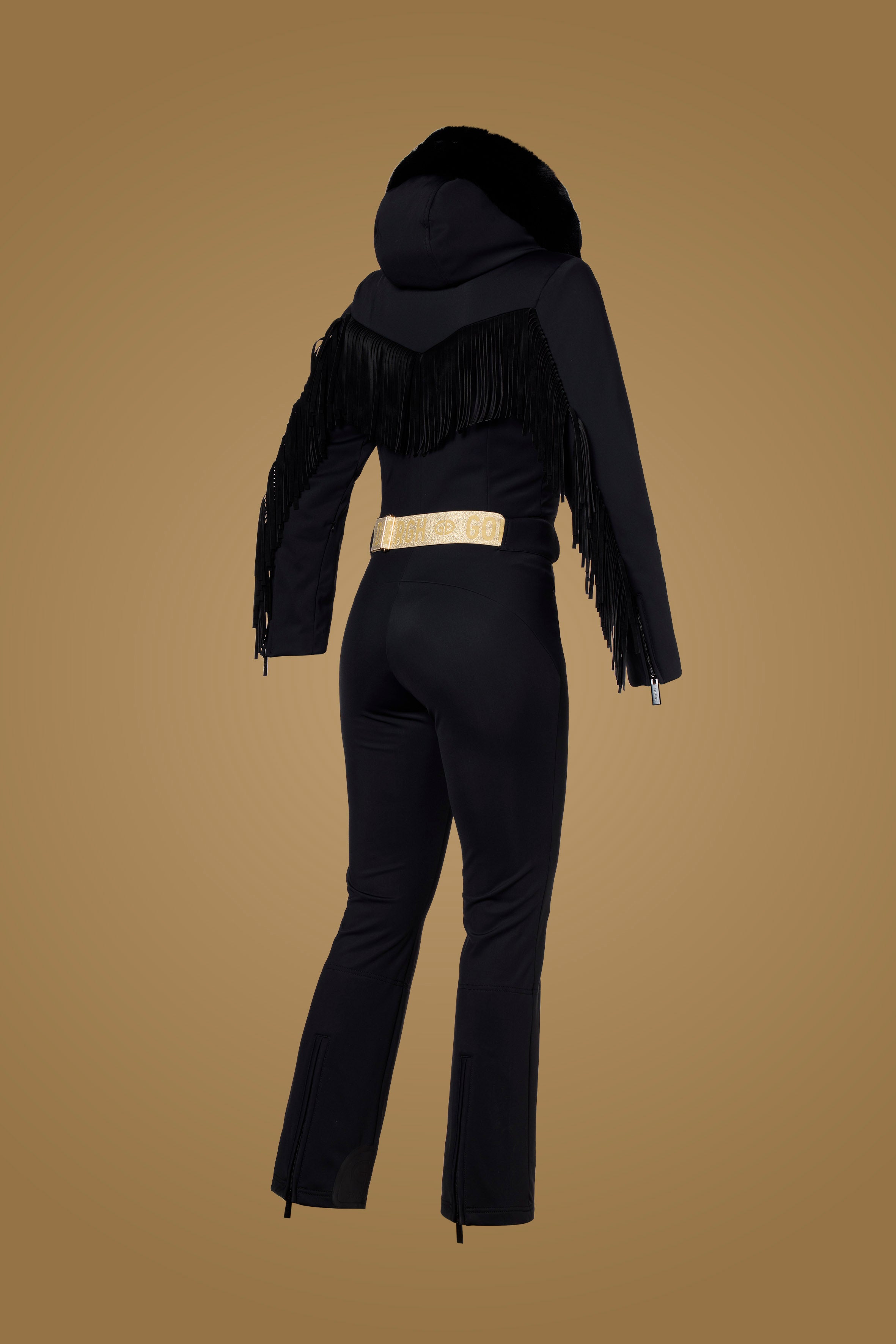 FRINGE ski suit faux border