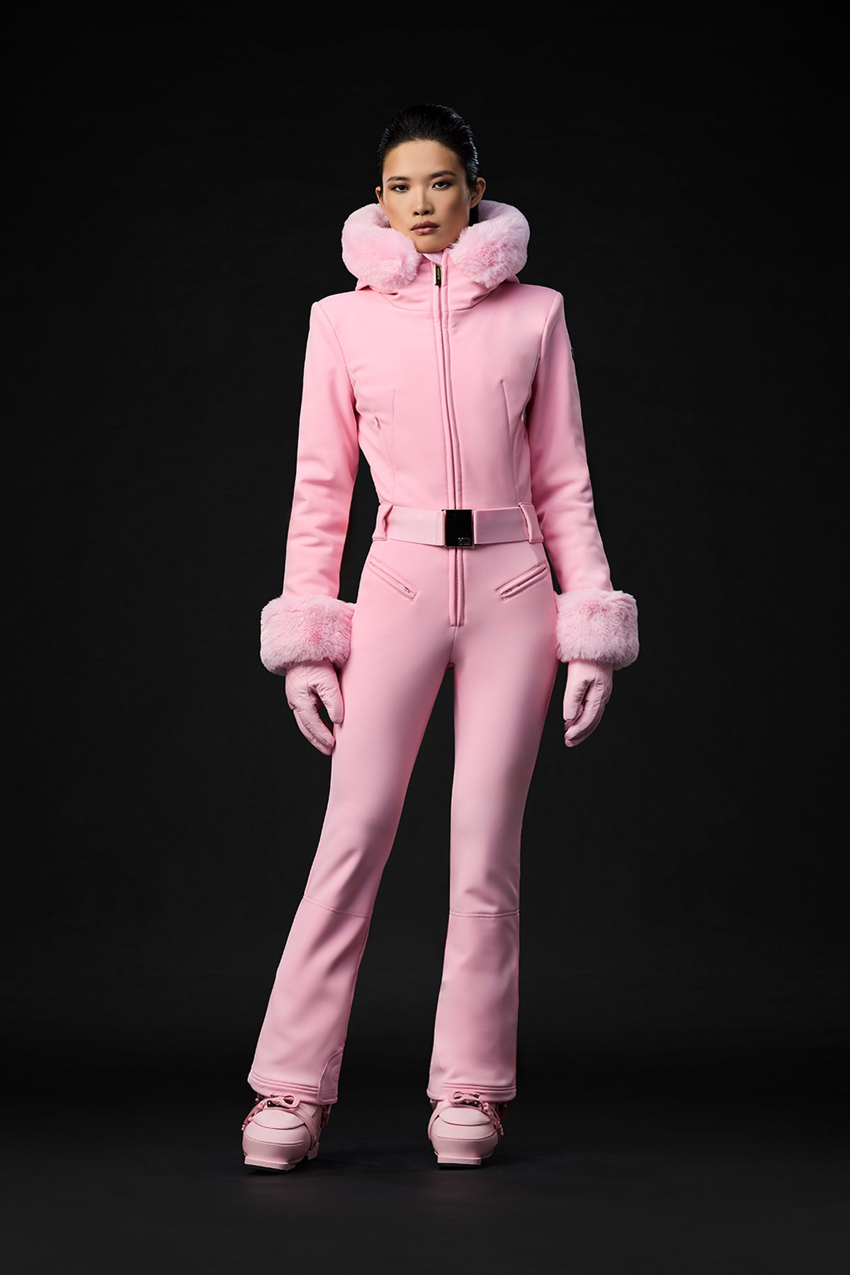 VITA ski suit faux border