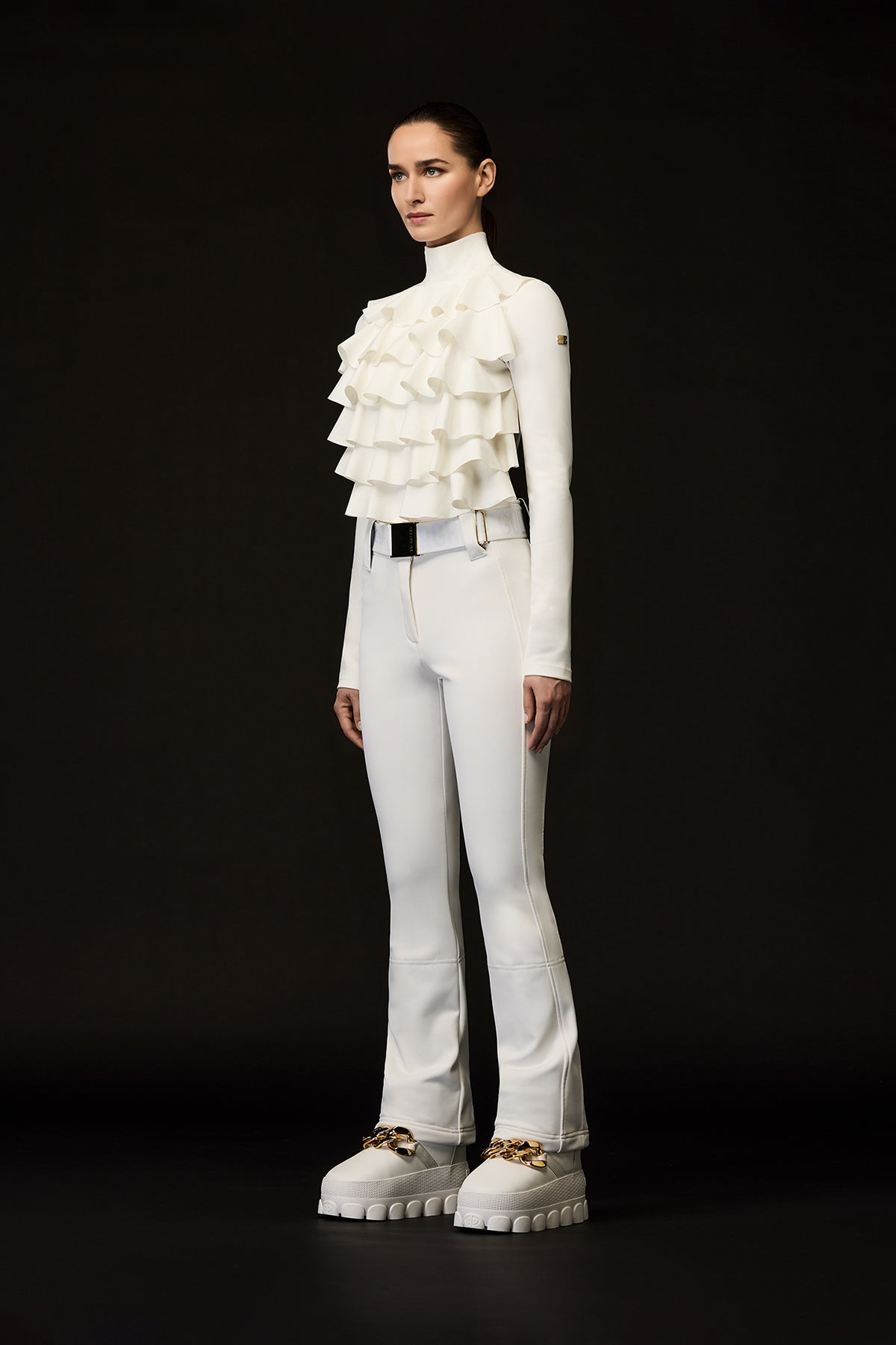 PIPPA GOLD LONG SKI PANTS