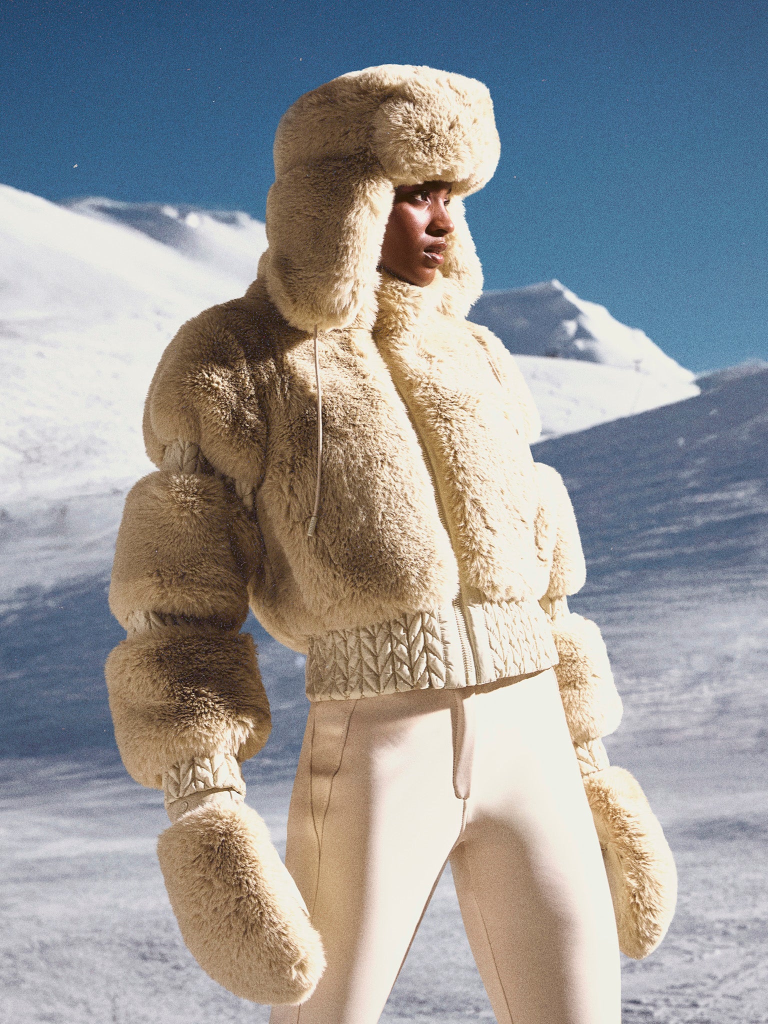 Furry Ski Jacket