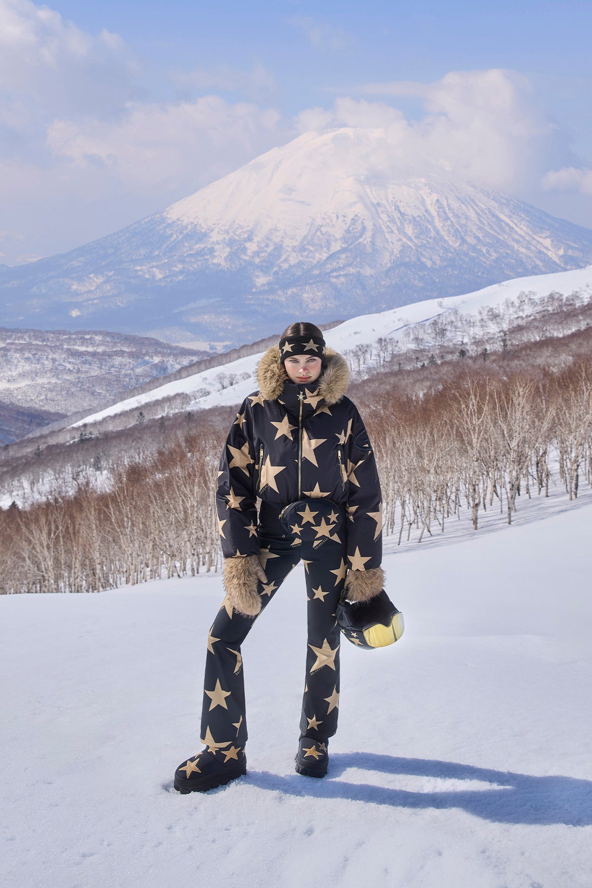 SHINNEN ski jacket FAUX BORDER