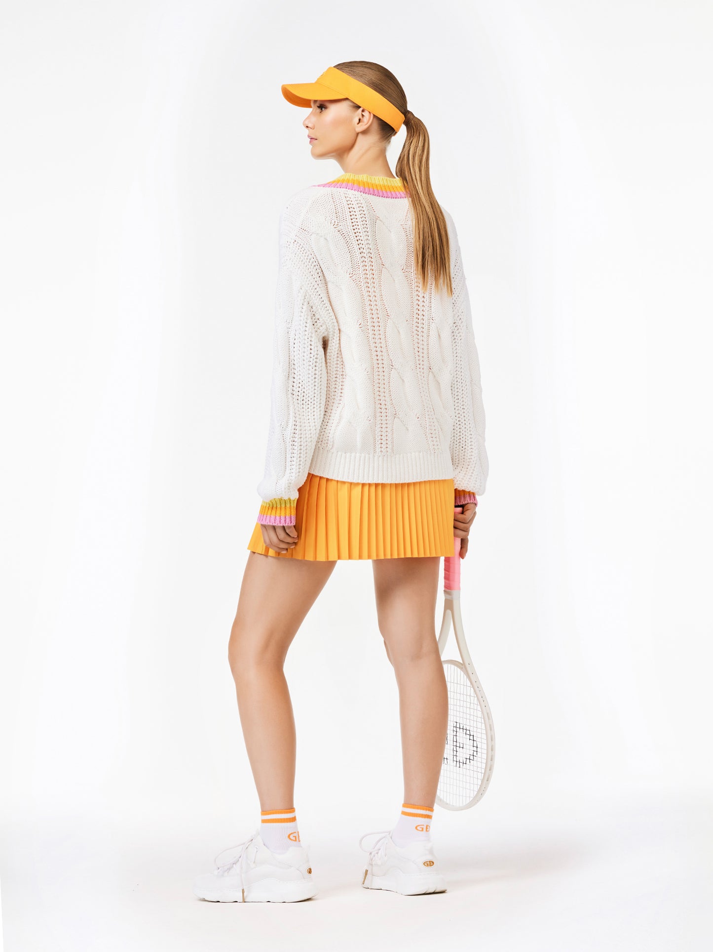CABLE knit sweater