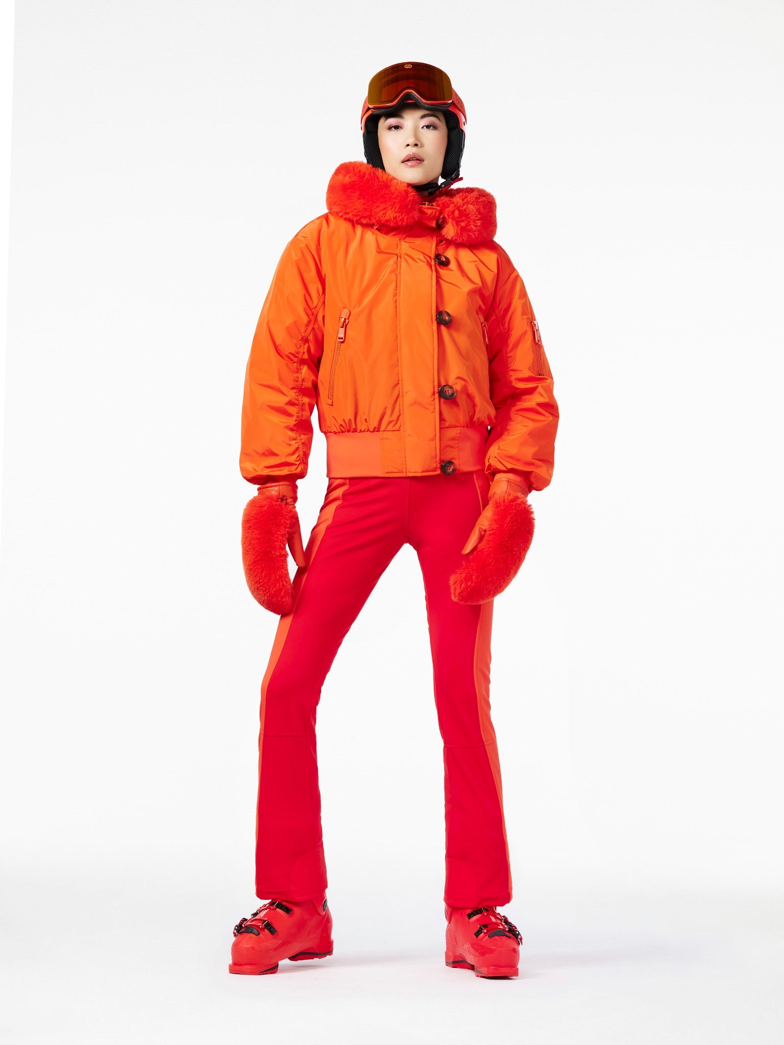 Jeanne Ski Outfit Orange