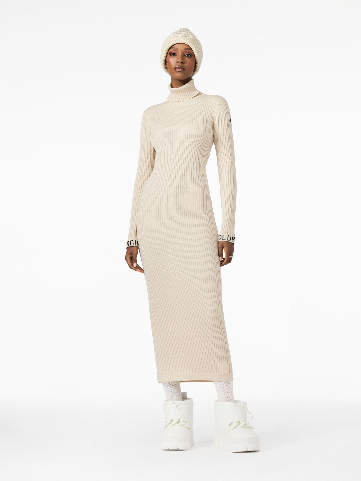 MIREILLE long sleeve knit dress