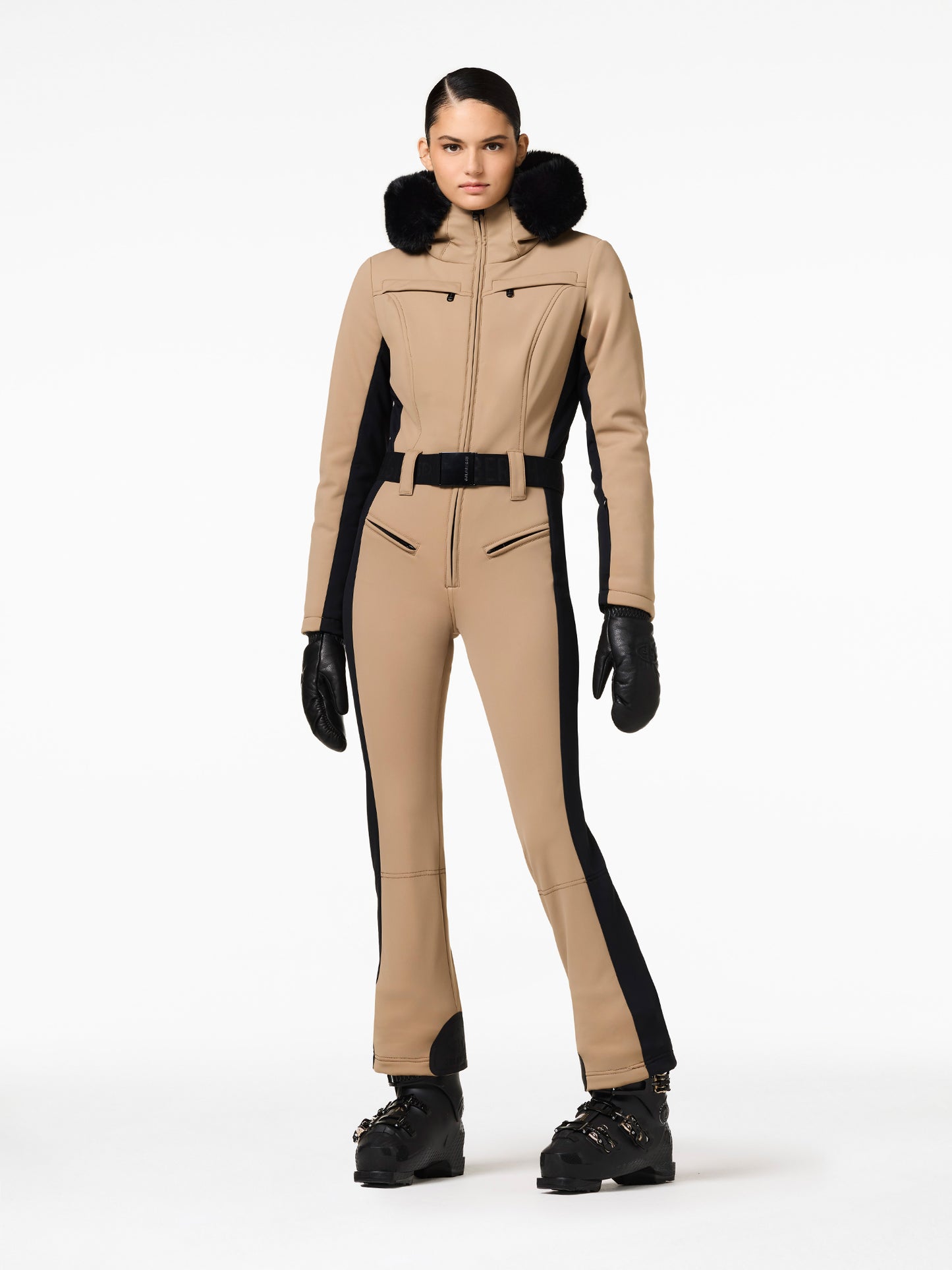 PARRY LONG FAUX BORDER ski suit