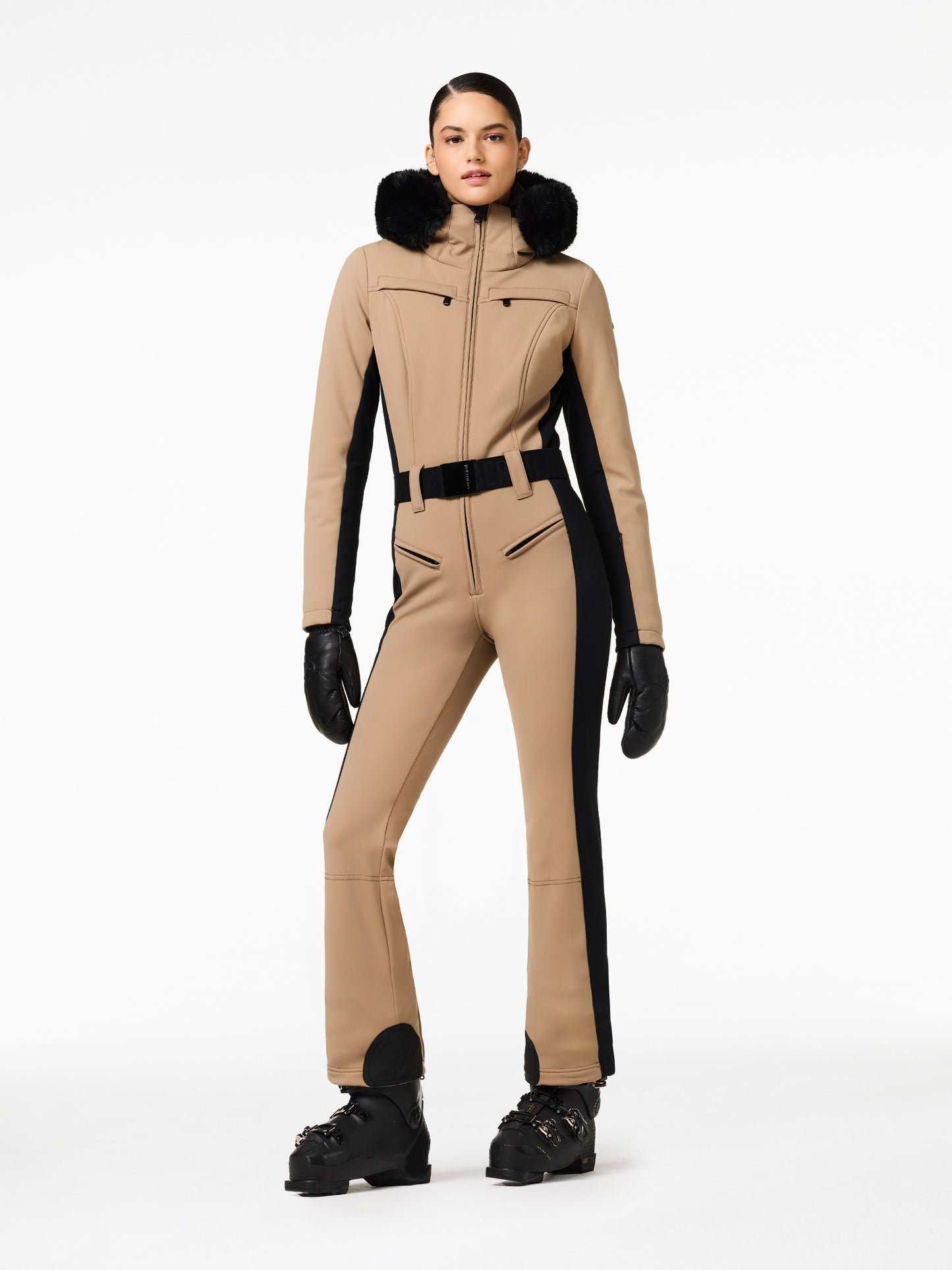 PARRY LONG FAUX BORDER ski suit