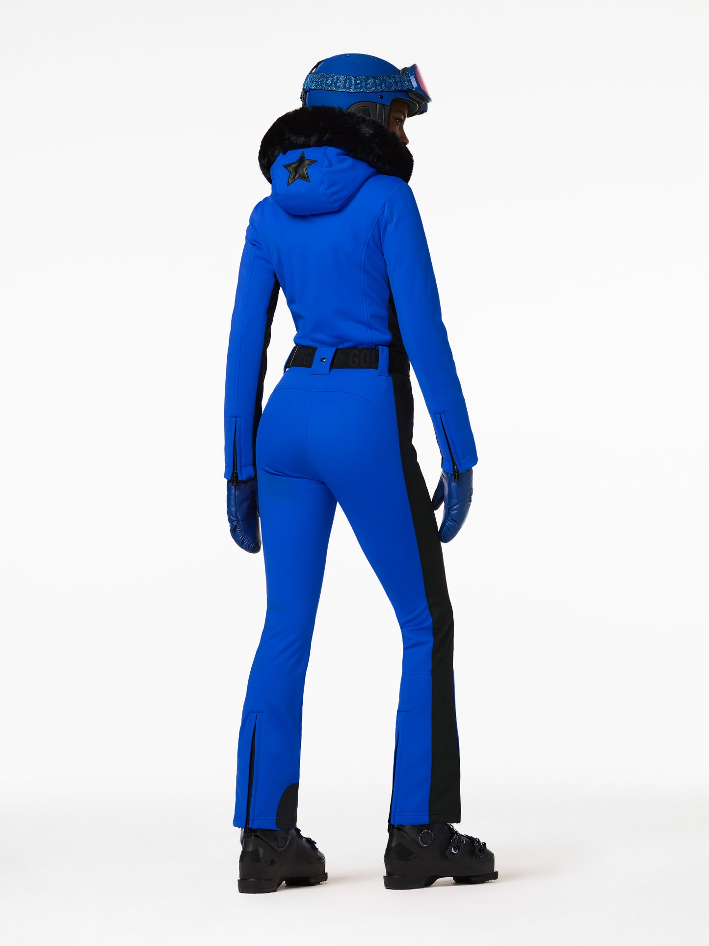 PARRY FAUX BORDER ski suit