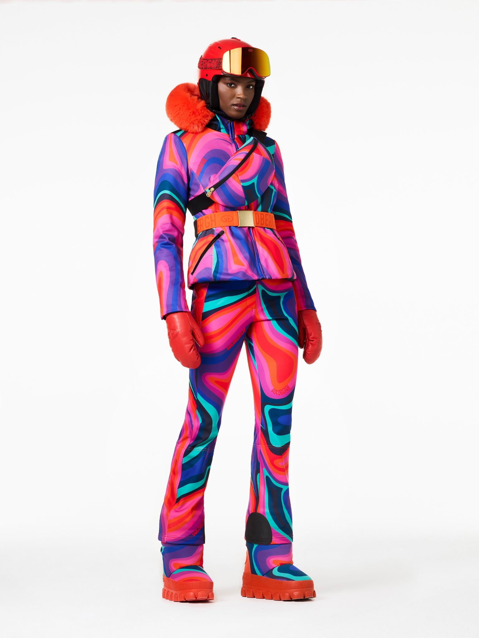 Muse Faux Border Ski Absinthe Rainbow Outfit