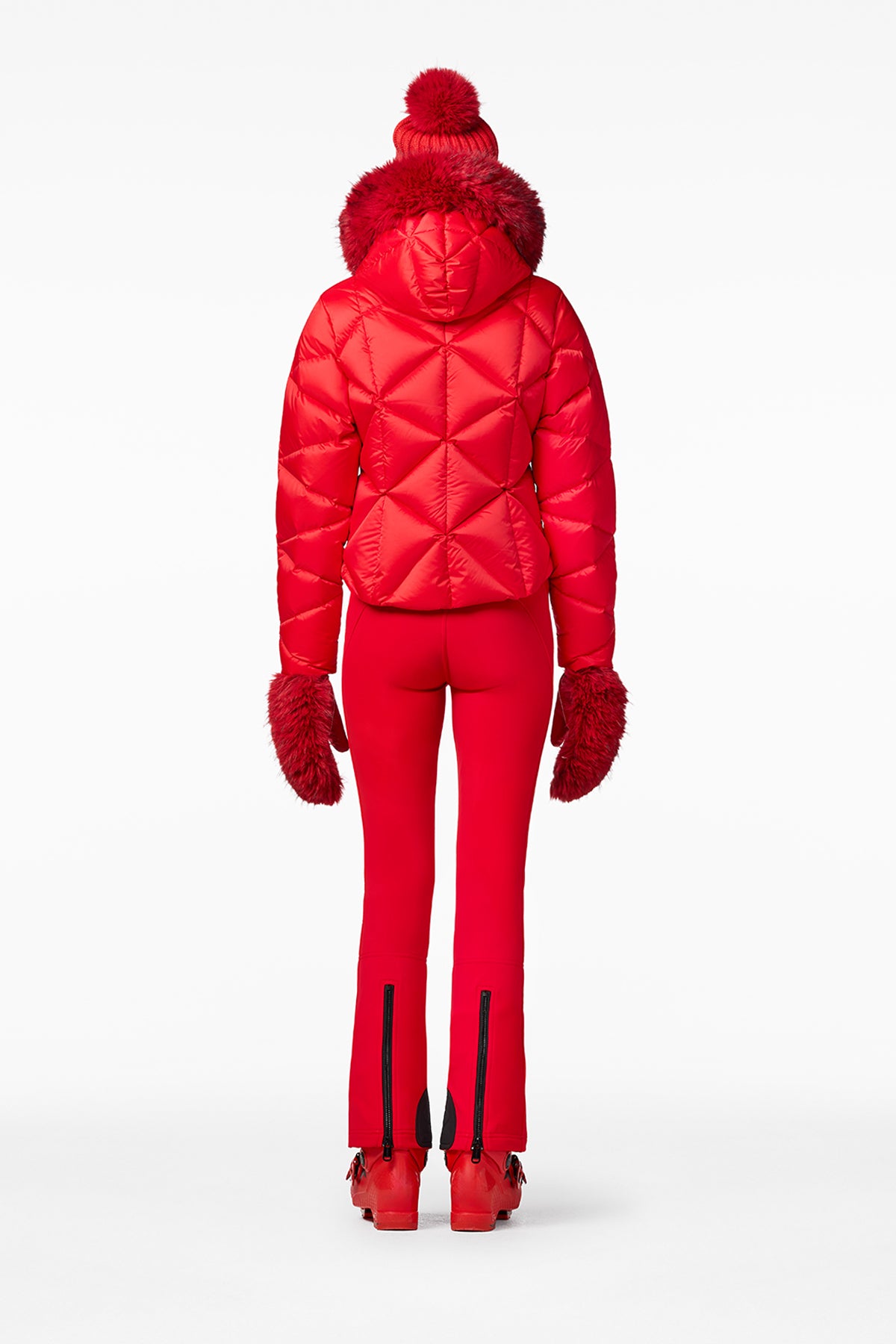 HARUMI ski jacket FAUX BORDER
