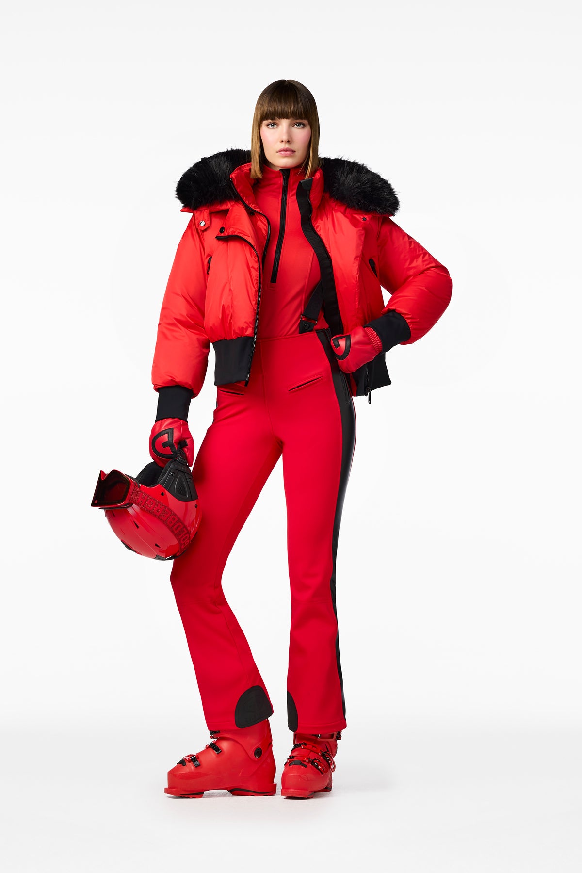 MISAKE ski jacket FAUX BORDER